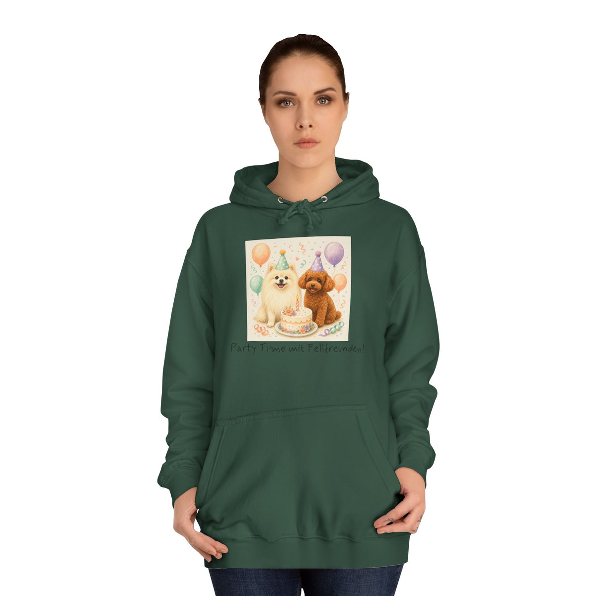 Personalisierter Unisex Hoodie mit Haustier – Birthday Time