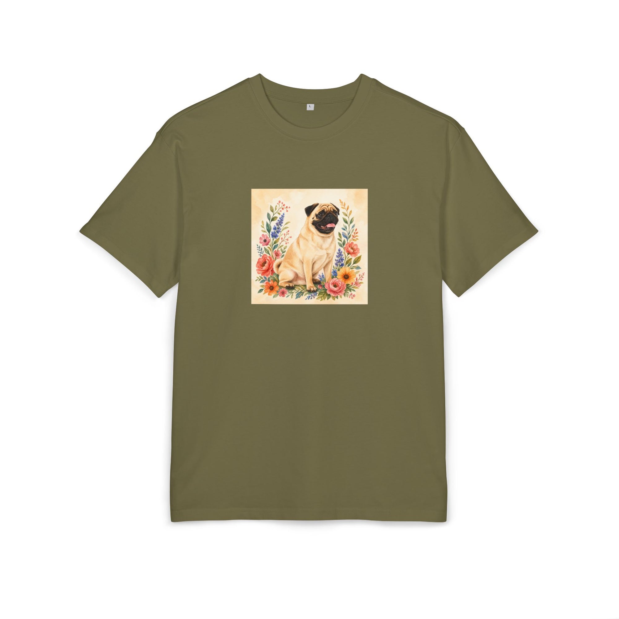 Personalisiertes Oversized Unisex T-Shirt mit Haustier – Flora & Fauna