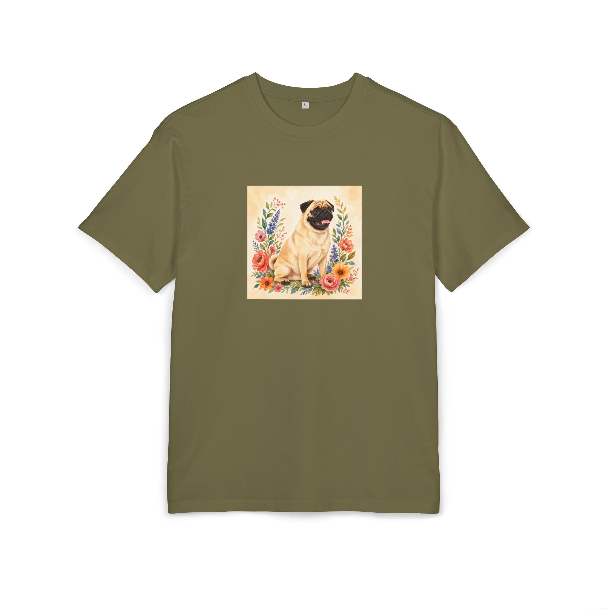 Personalisiertes Oversized Unisex T-Shirt mit Haustier – Flora & Fauna