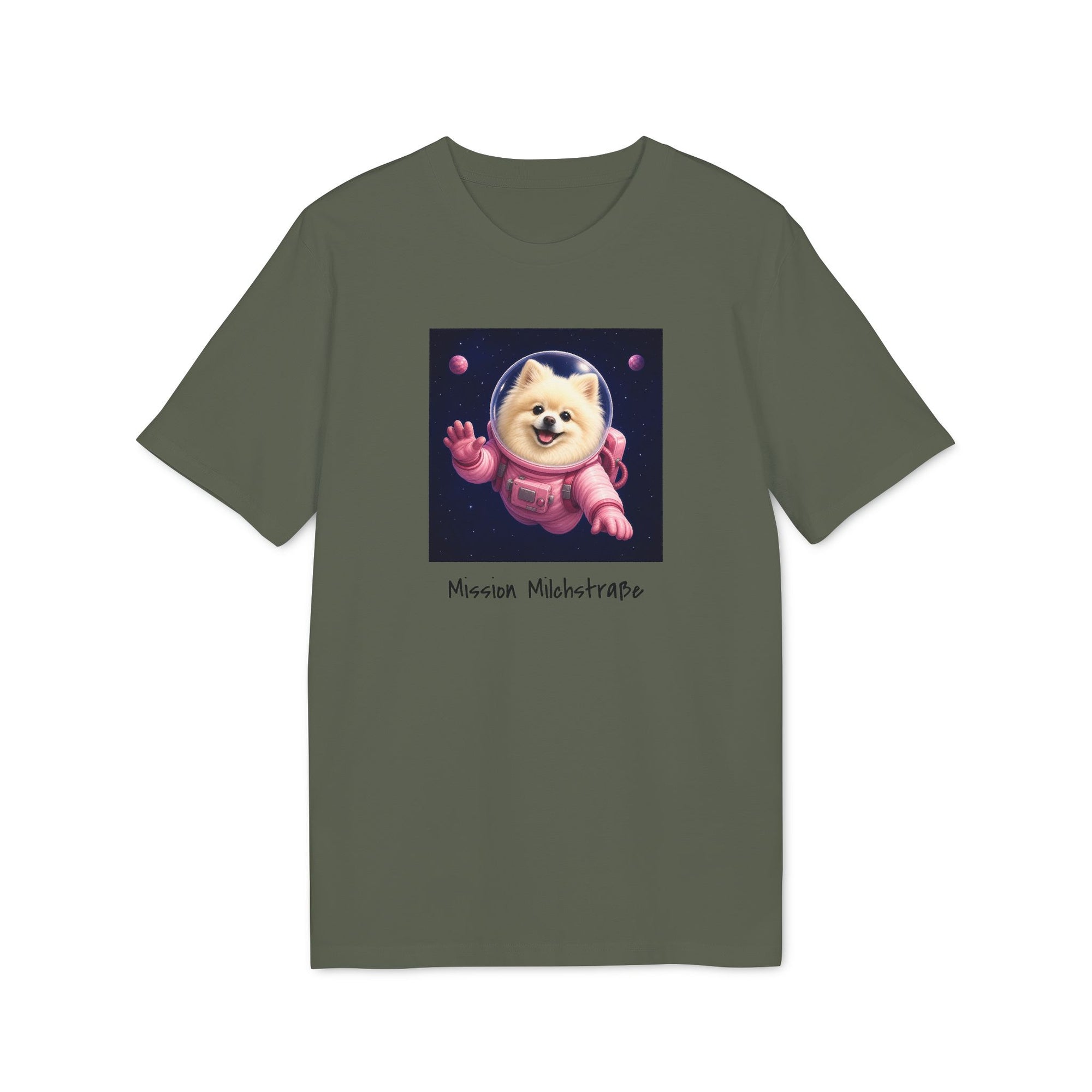 Personalisiertes Unisex T-Shirt mit Haustier – Astronaut