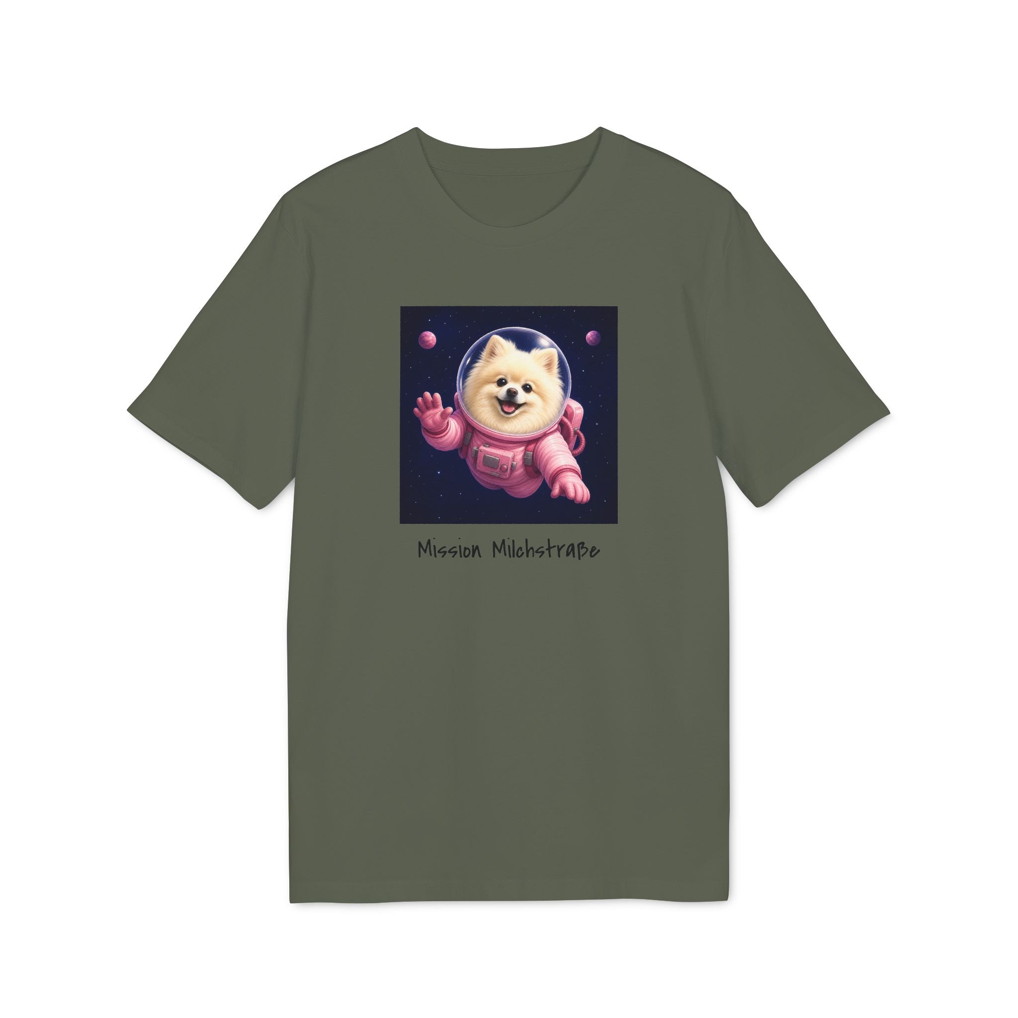 Personalisiertes Unisex T-Shirt mit Haustier – Astronaut