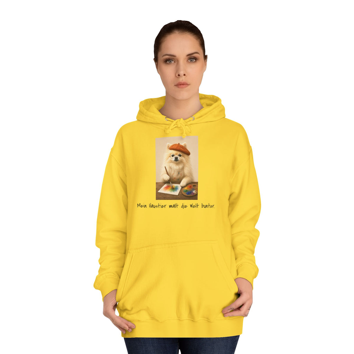 Personalisierter Unisex Hoodie mit Haustier – The Artist
