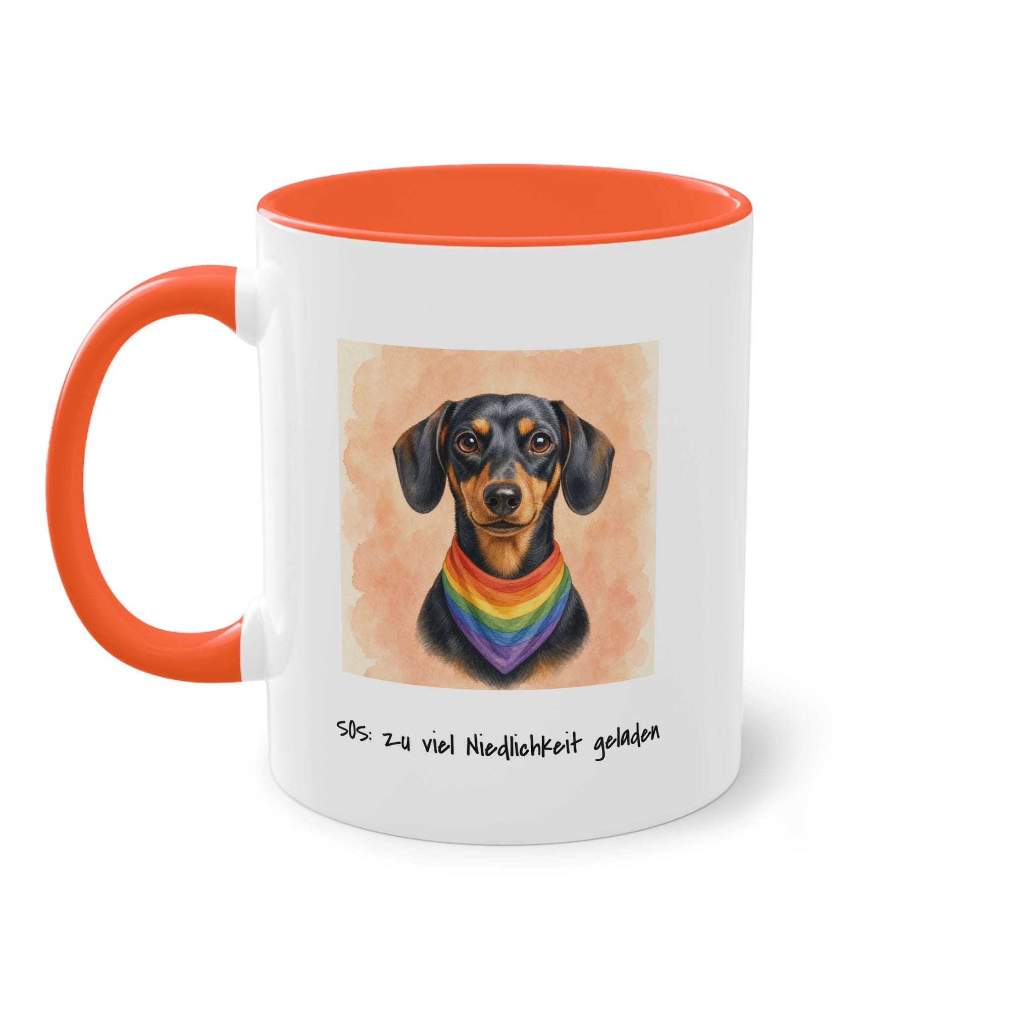 Personalisierte Tasse mit Haustier – Regenbogen