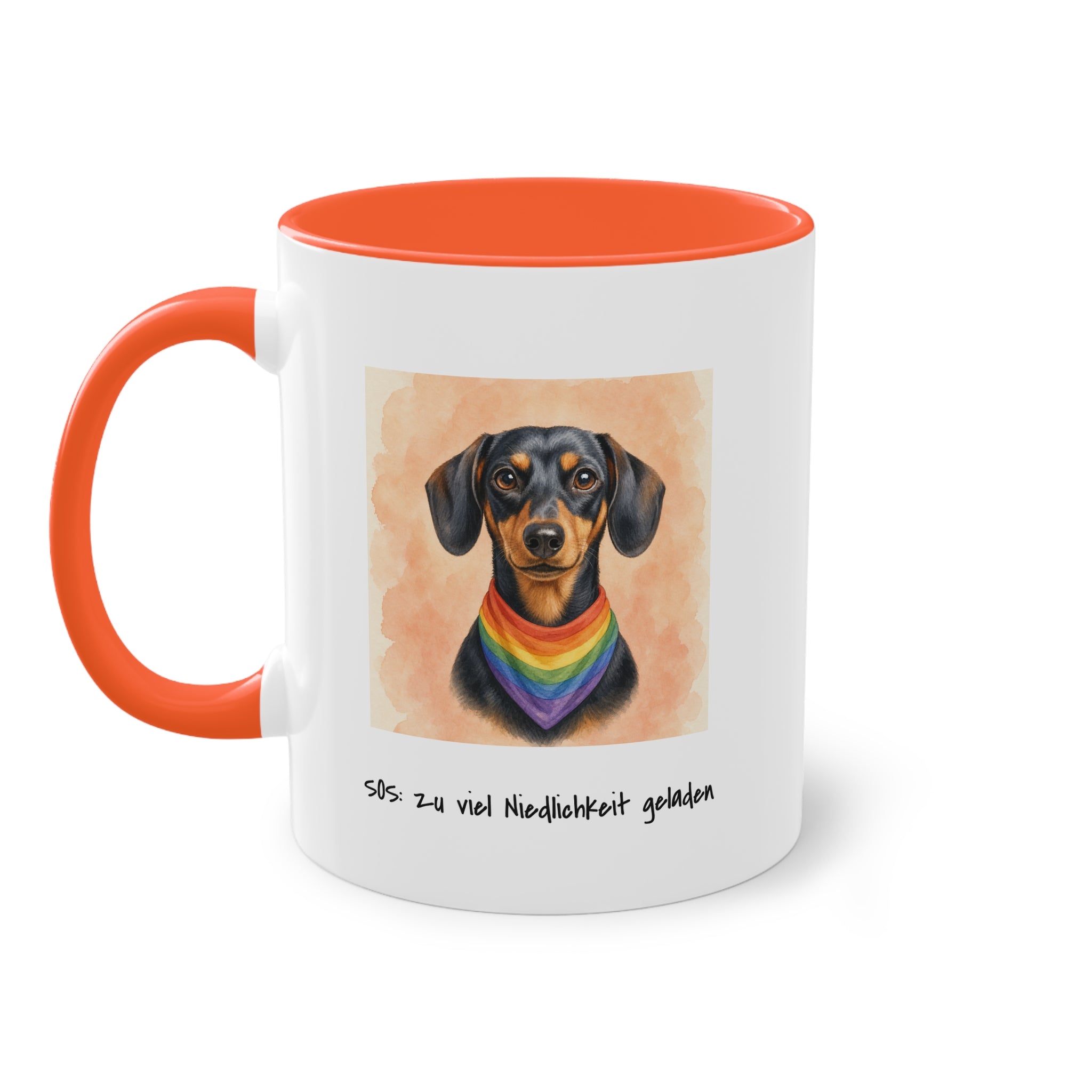 Personalisierte Tasse mit Haustier – Regenbogen