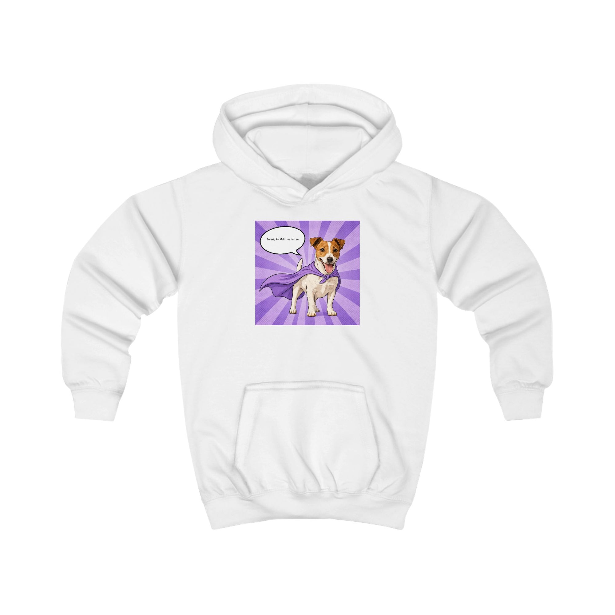 Personalisierter Kinder-Hoodie mit Haustier – Hero