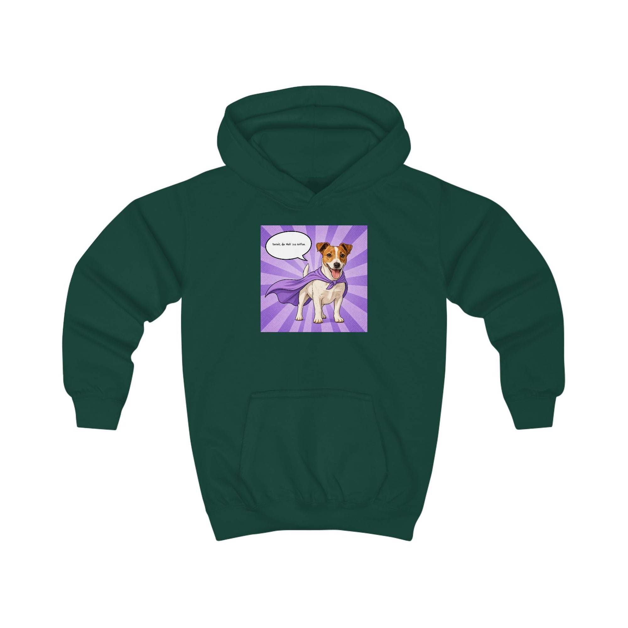 Personalisierter Kinder-Hoodie mit Haustier – Hero