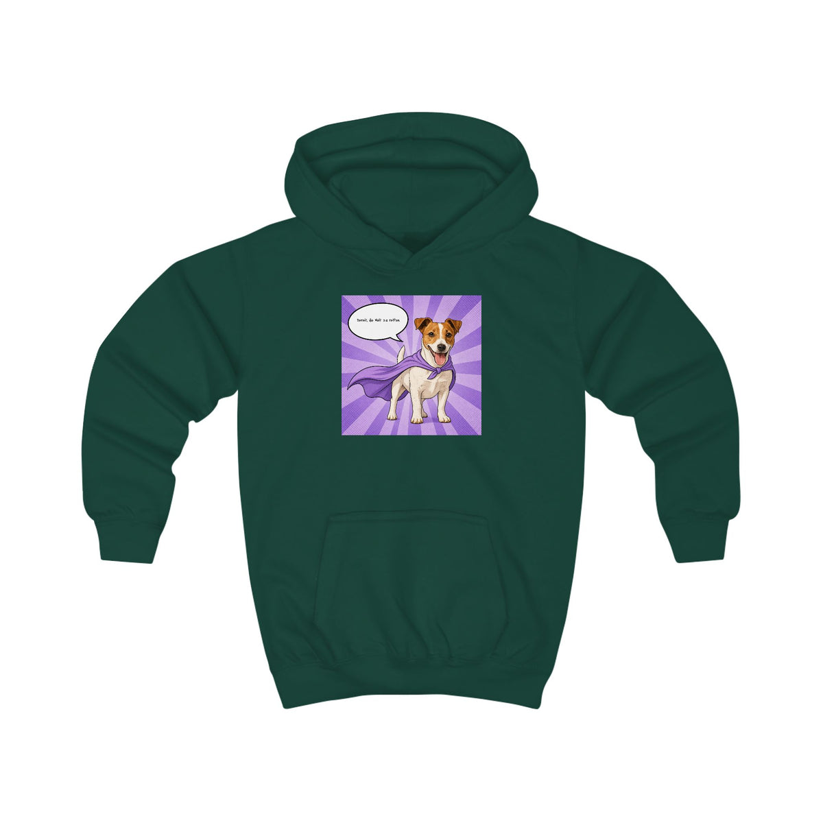Personalisierter Kinder-Hoodie mit Haustier – Hero