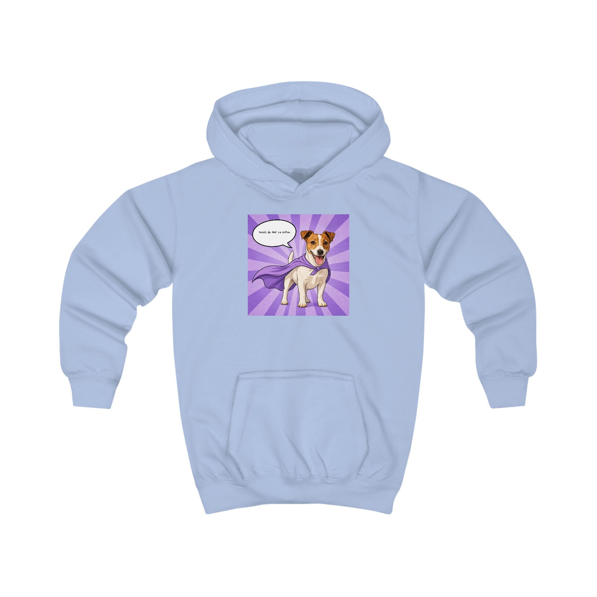 Personalisierter Kinder-Hoodie mit Haustier – Hero
