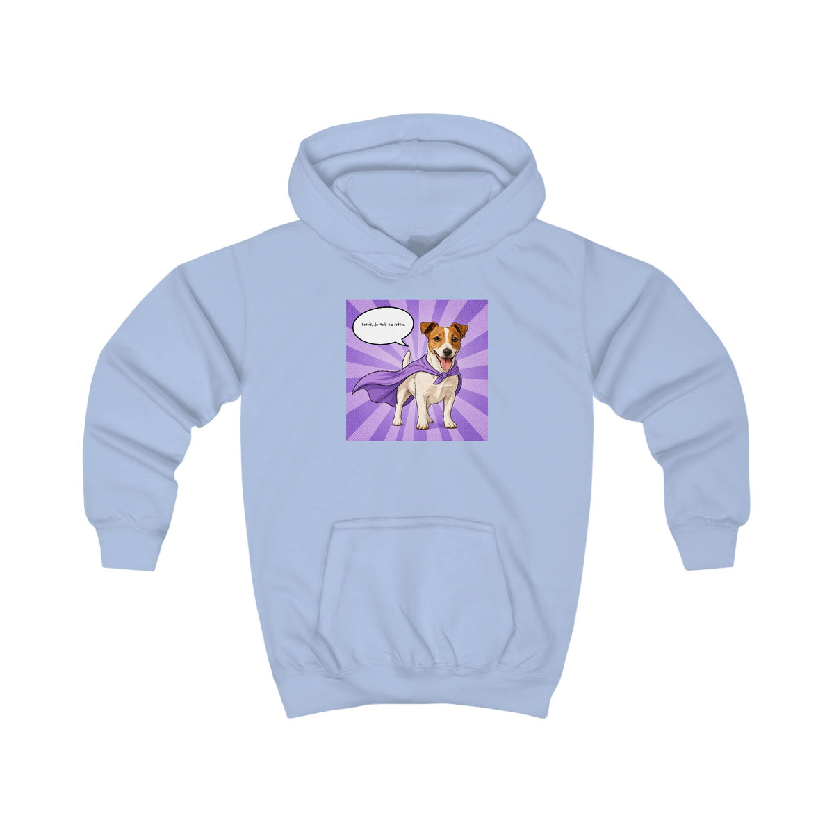 Personalisierter Kinder-Hoodie mit Haustier – Hero