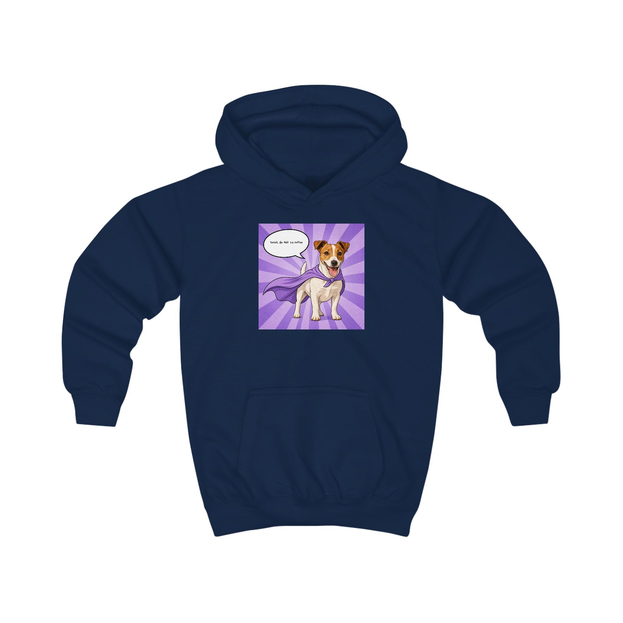 Personalisierter Kinder-Hoodie mit Haustier – Hero