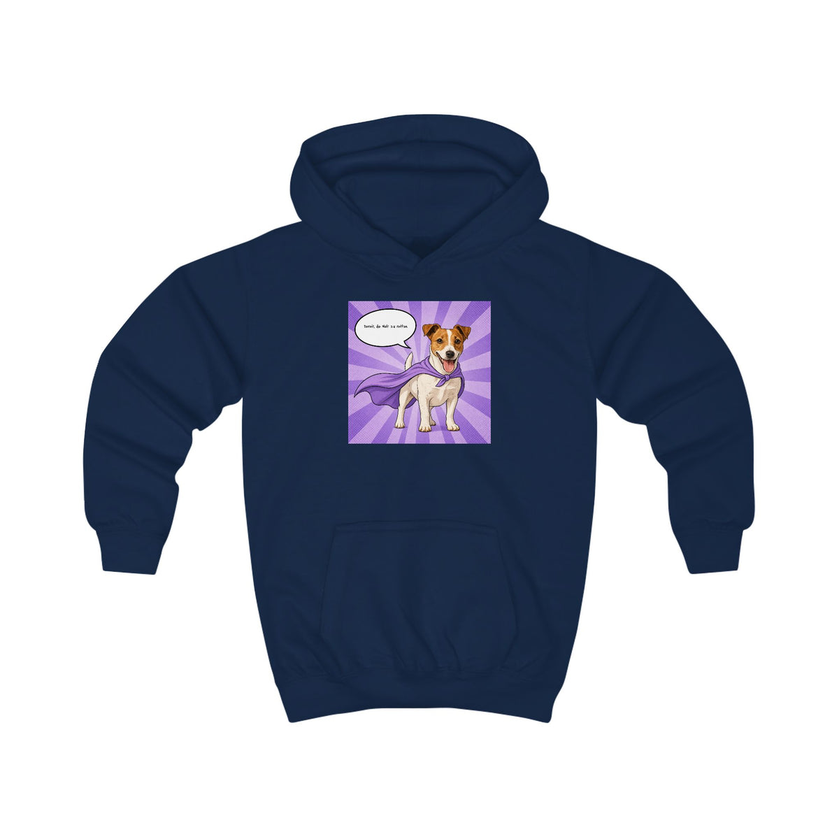 Personalisierter Kinder-Hoodie mit Haustier – Hero