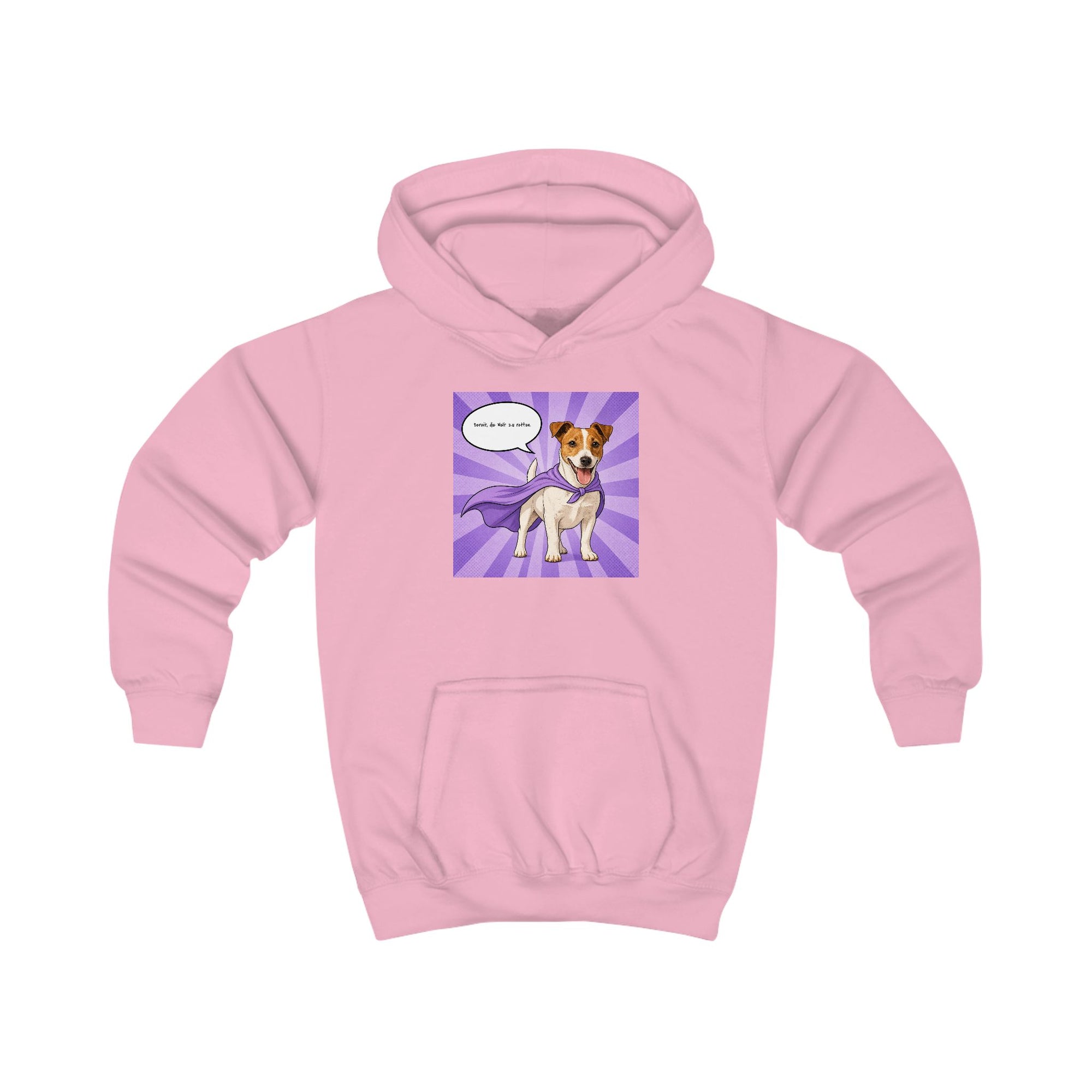 Personalisierter Kinder-Hoodie mit Haustier – Hero