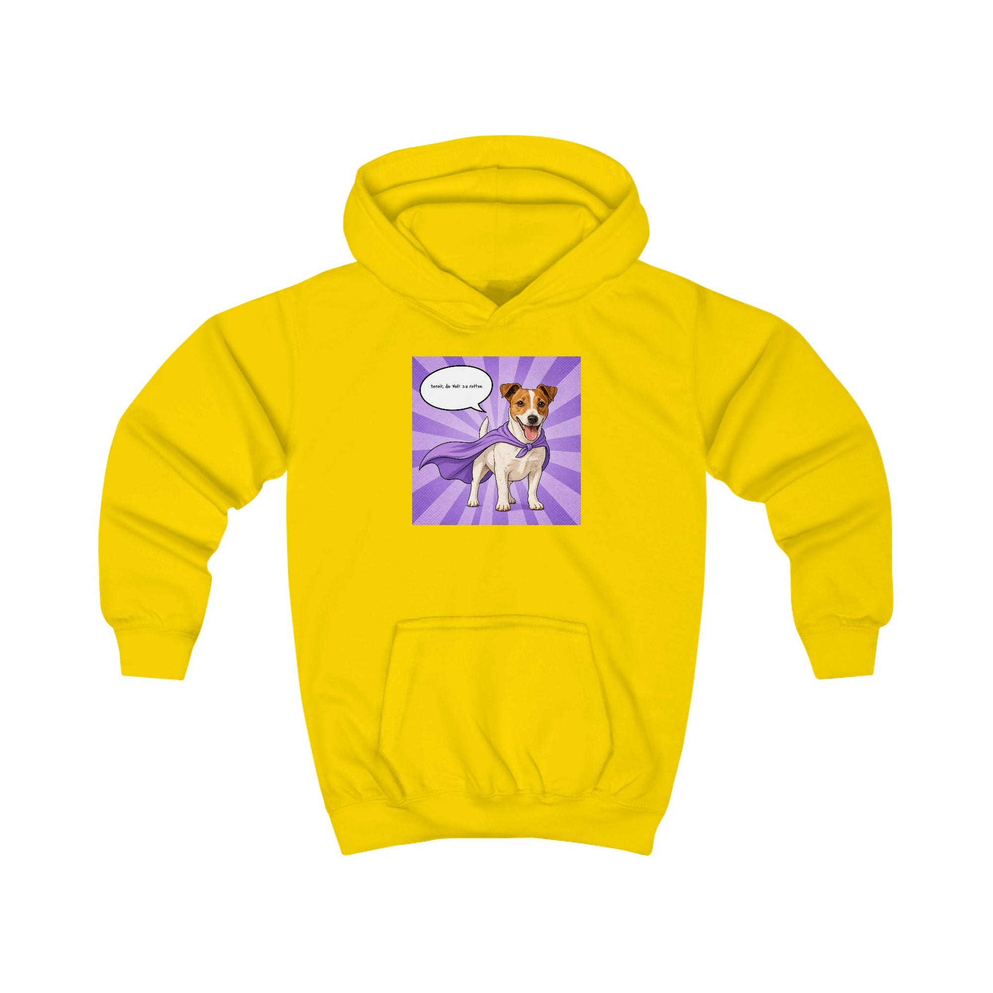 Personalisierter Kinder-Hoodie mit Haustier – Hero