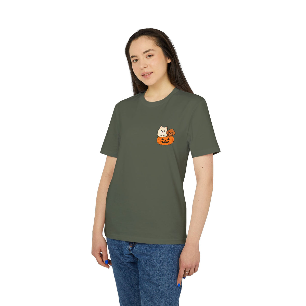 Personalisiertes Unisex T-Shirt mit Haustier – Halloween Pet