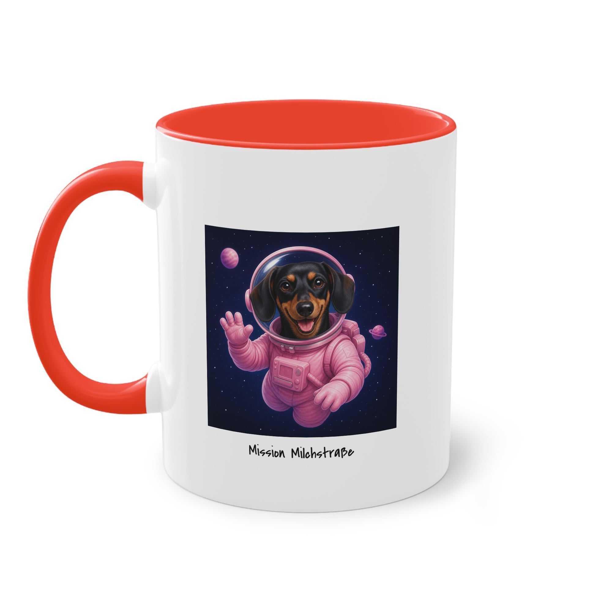 Personalisierte Tasse mit Haustier – Astronaut