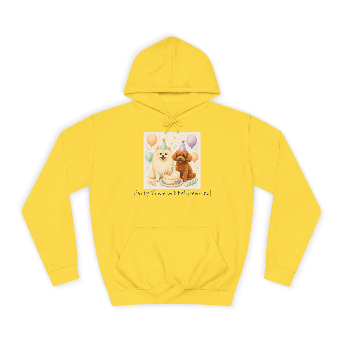 Personalisierter Unisex Hoodie mit Haustier – Birthday Time