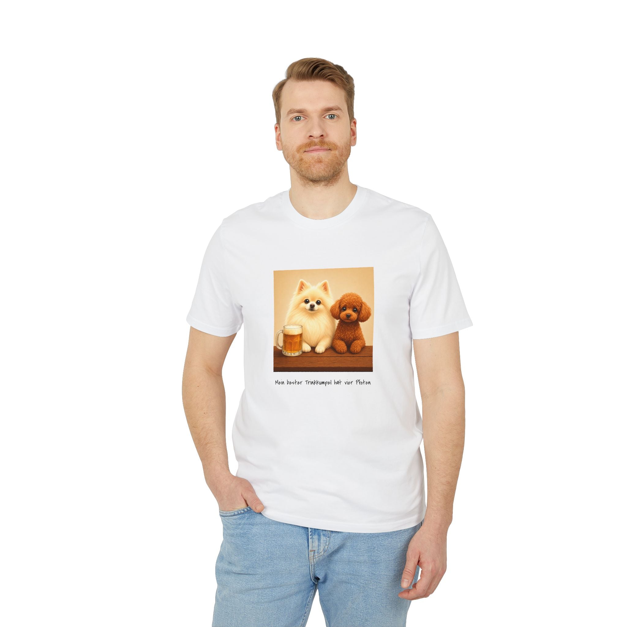 Personalisiertes Unisex T-Shirt mit Haustier – Cheers