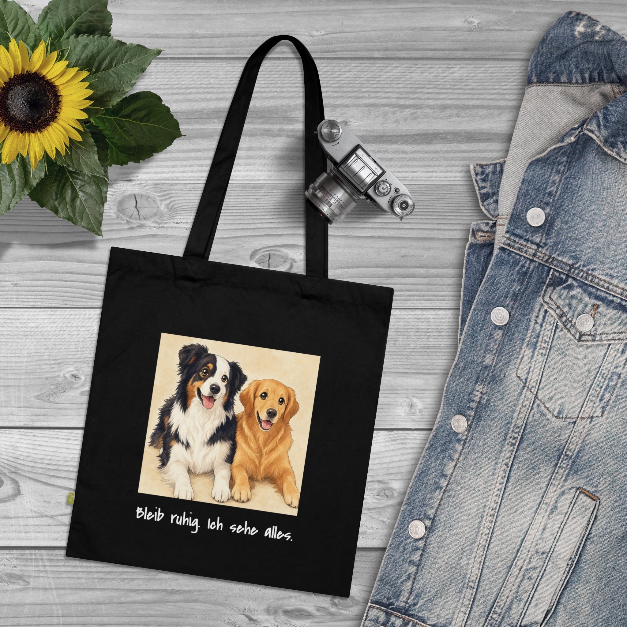 Personalisierte Baumwolltasche mit Haustier – Manga