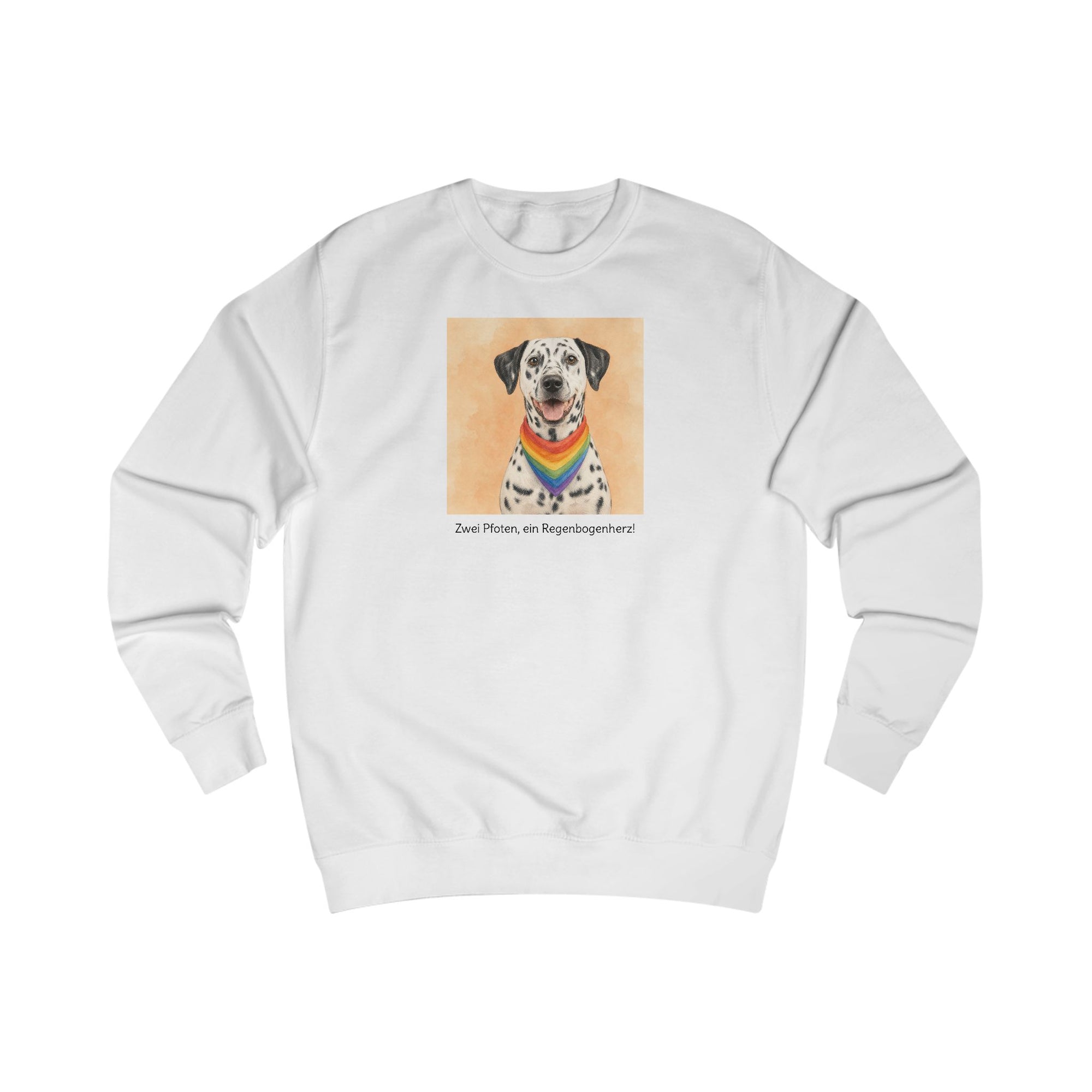 Personalisiertes Sweatshirt mit Haustier – Regenbogen