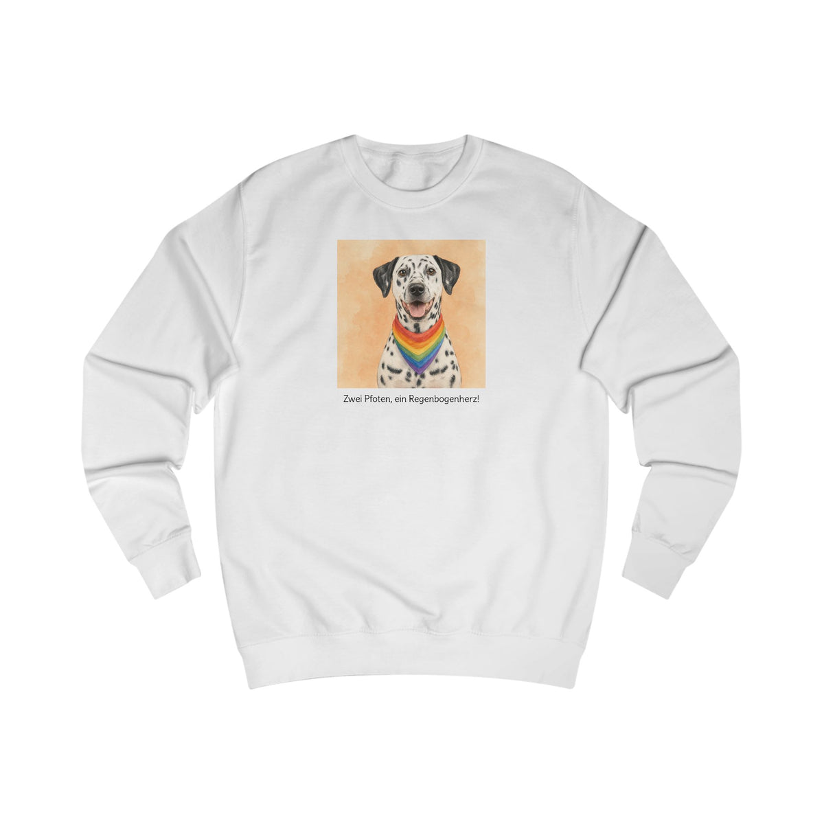Personalisiertes Sweatshirt mit Haustier – Regenbogen