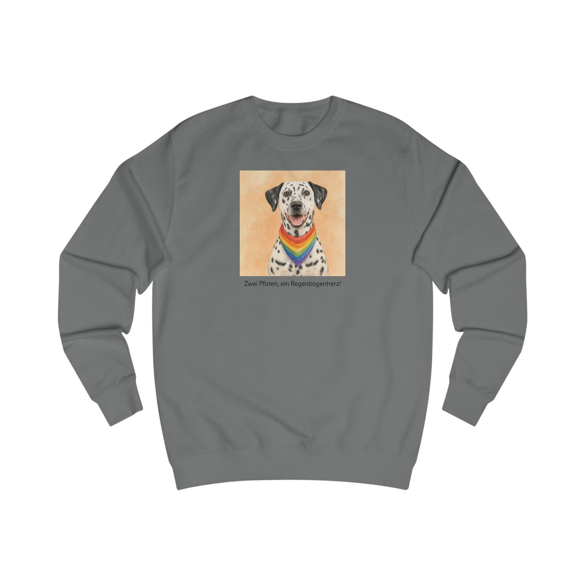 Personalisiertes Sweatshirt mit Haustier – Regenbogen