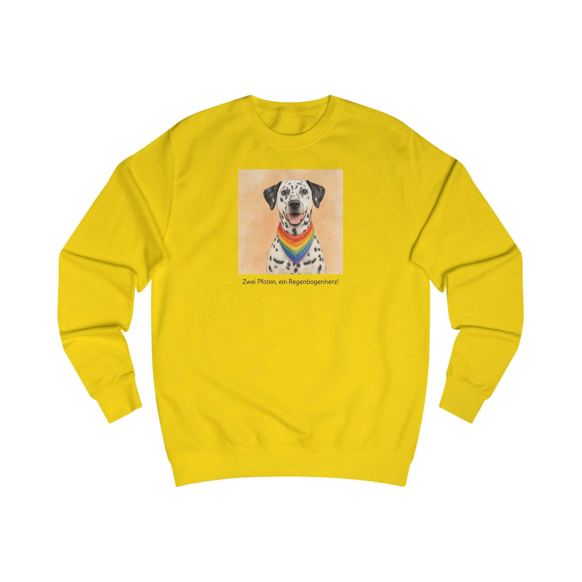 Personalisiertes Sweatshirt mit Haustier – Regenbogen