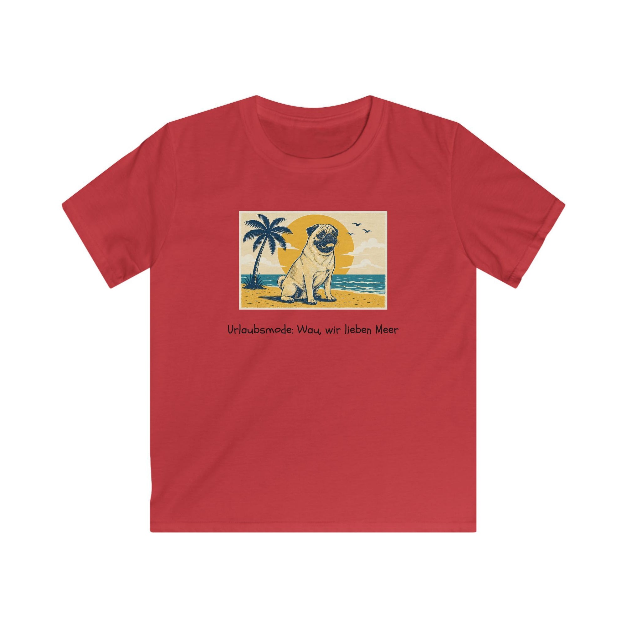 Personalisiertes Kinder T-Shirt mit Haustier – Summer Vibes