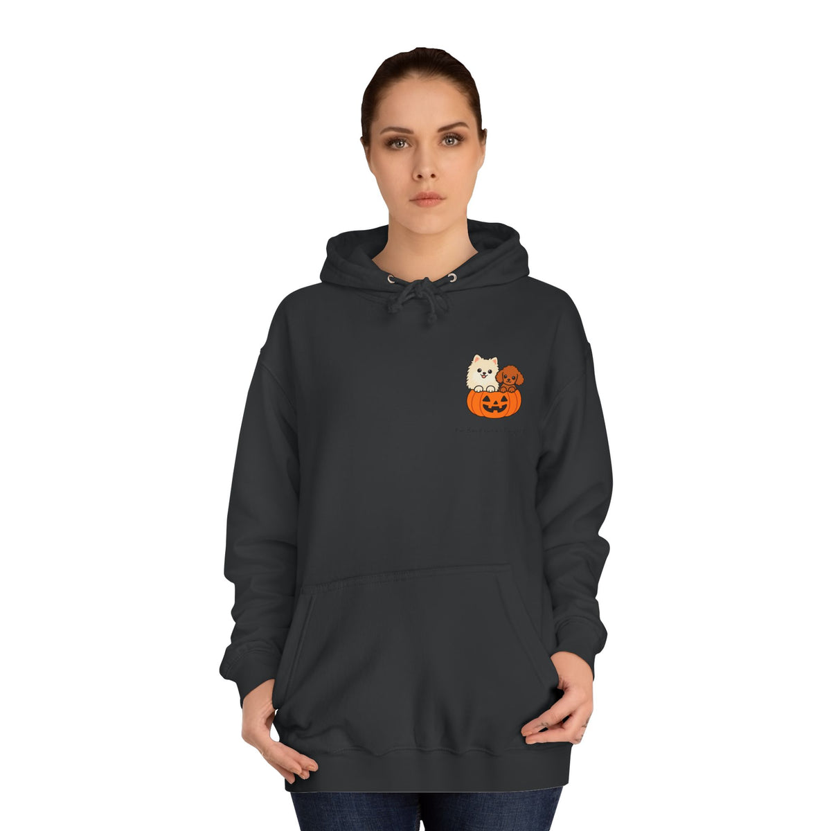 Personalisierter Unisex Hoodie mit Haustier – Halloween Pet
