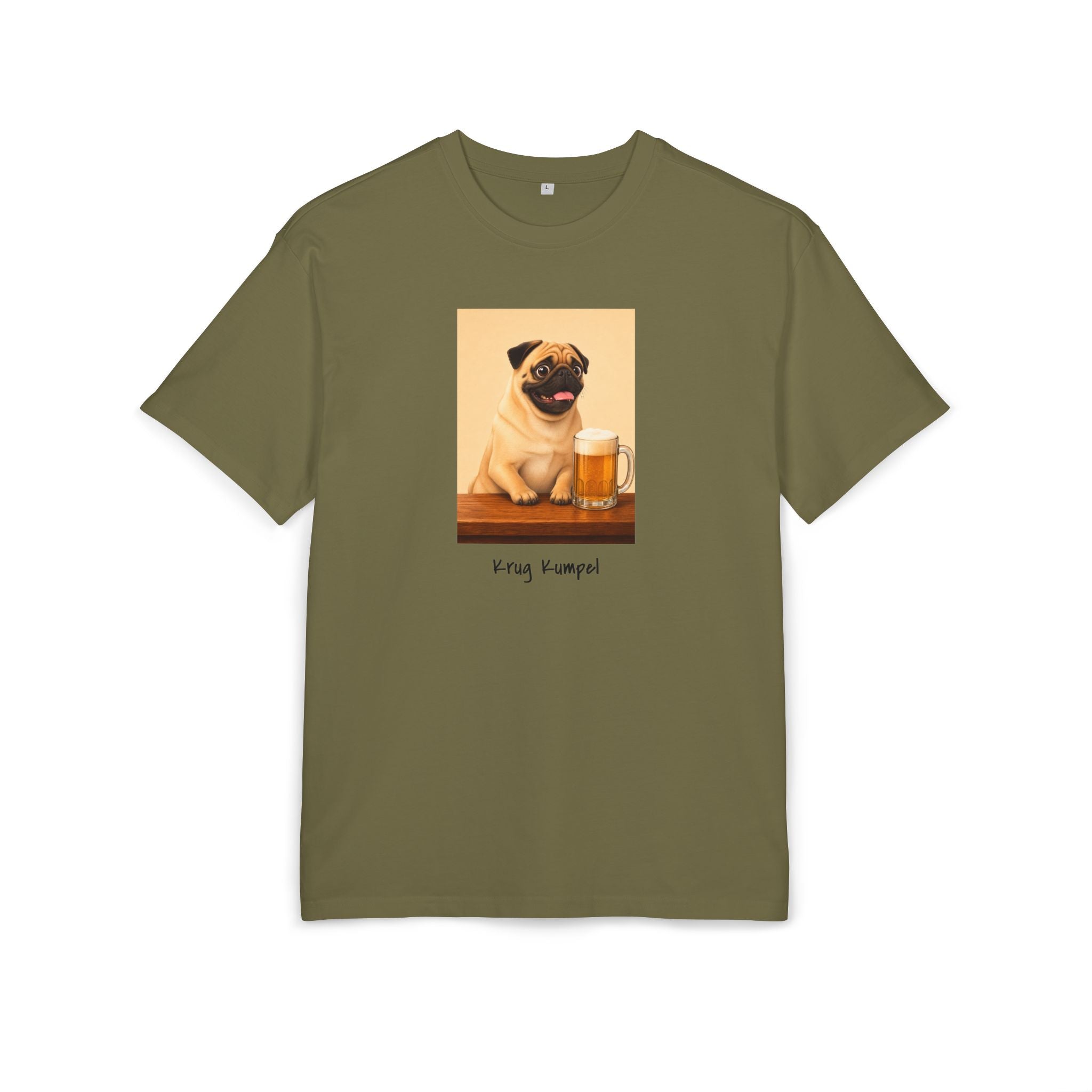 Personalisiertes Oversized Unisex T-Shirt mit Haustier – Cheers