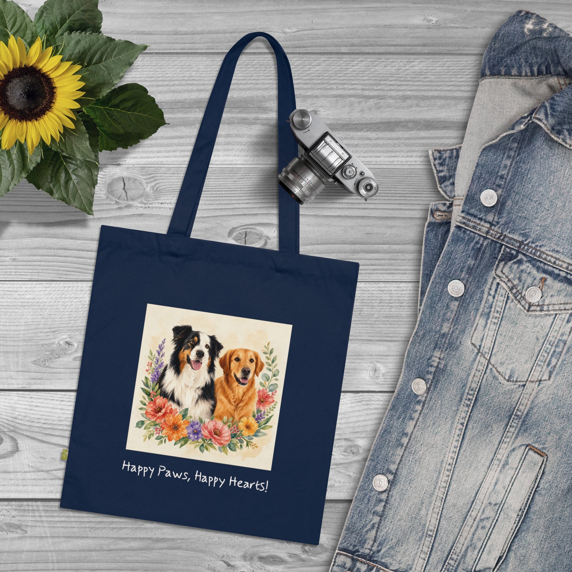 Personalisierte Baumwolltasche mit Haustier – Flora & Fauna
