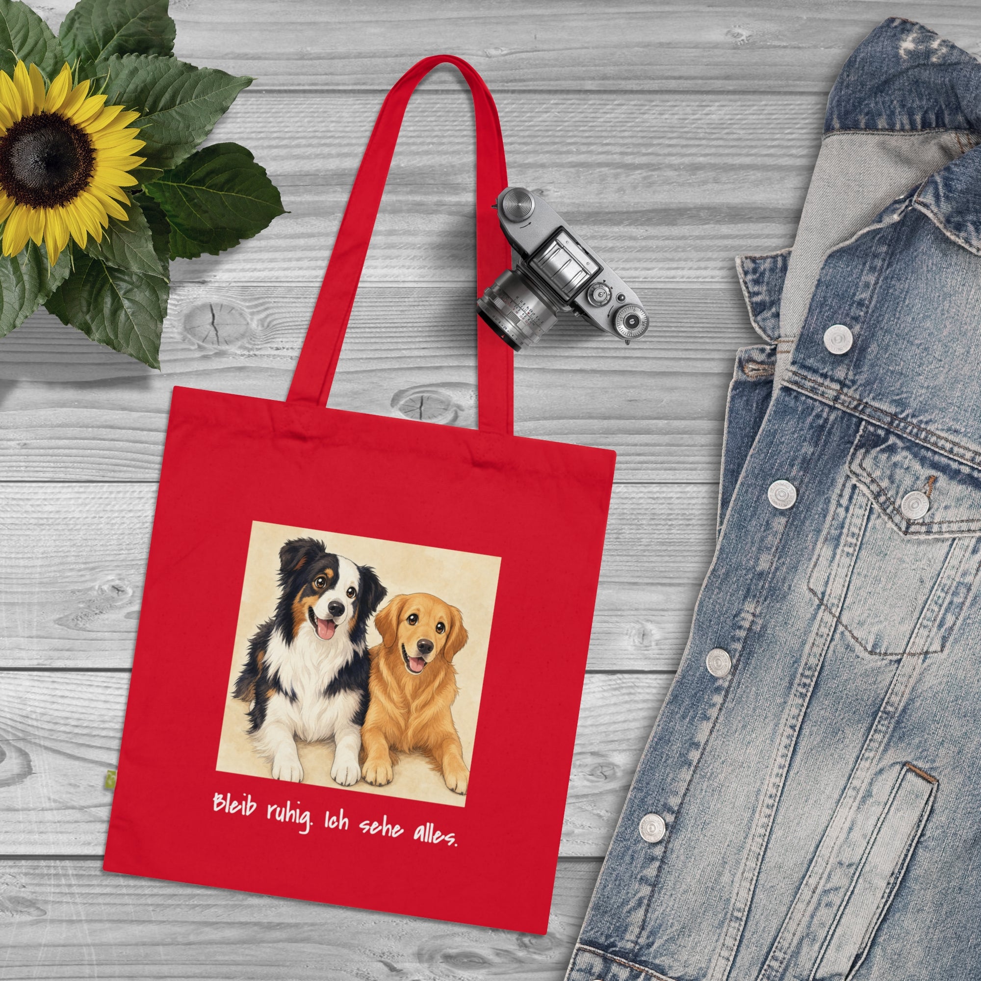 Personalisierte Baumwolltasche mit Haustier – Manga