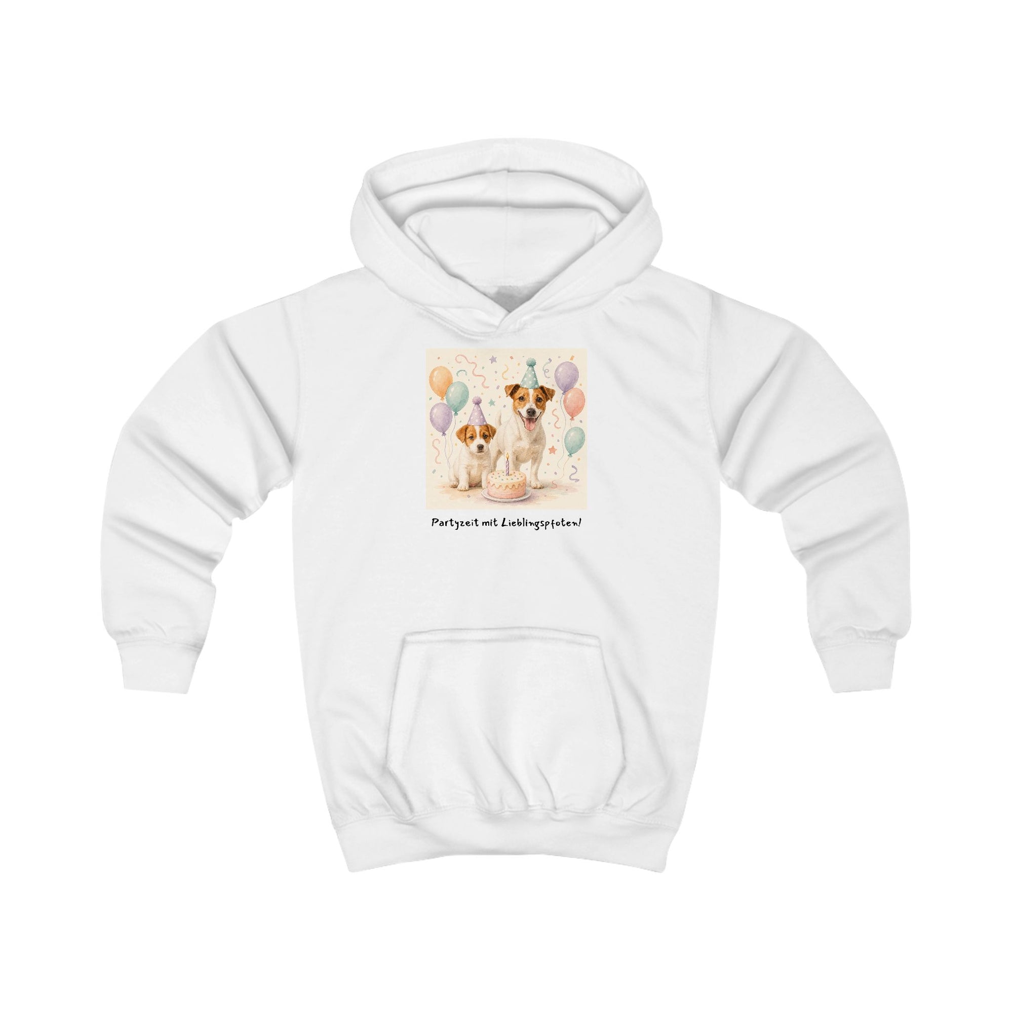 Personalisierter Kinder-Hoodie mit Haustier – Birthday Time