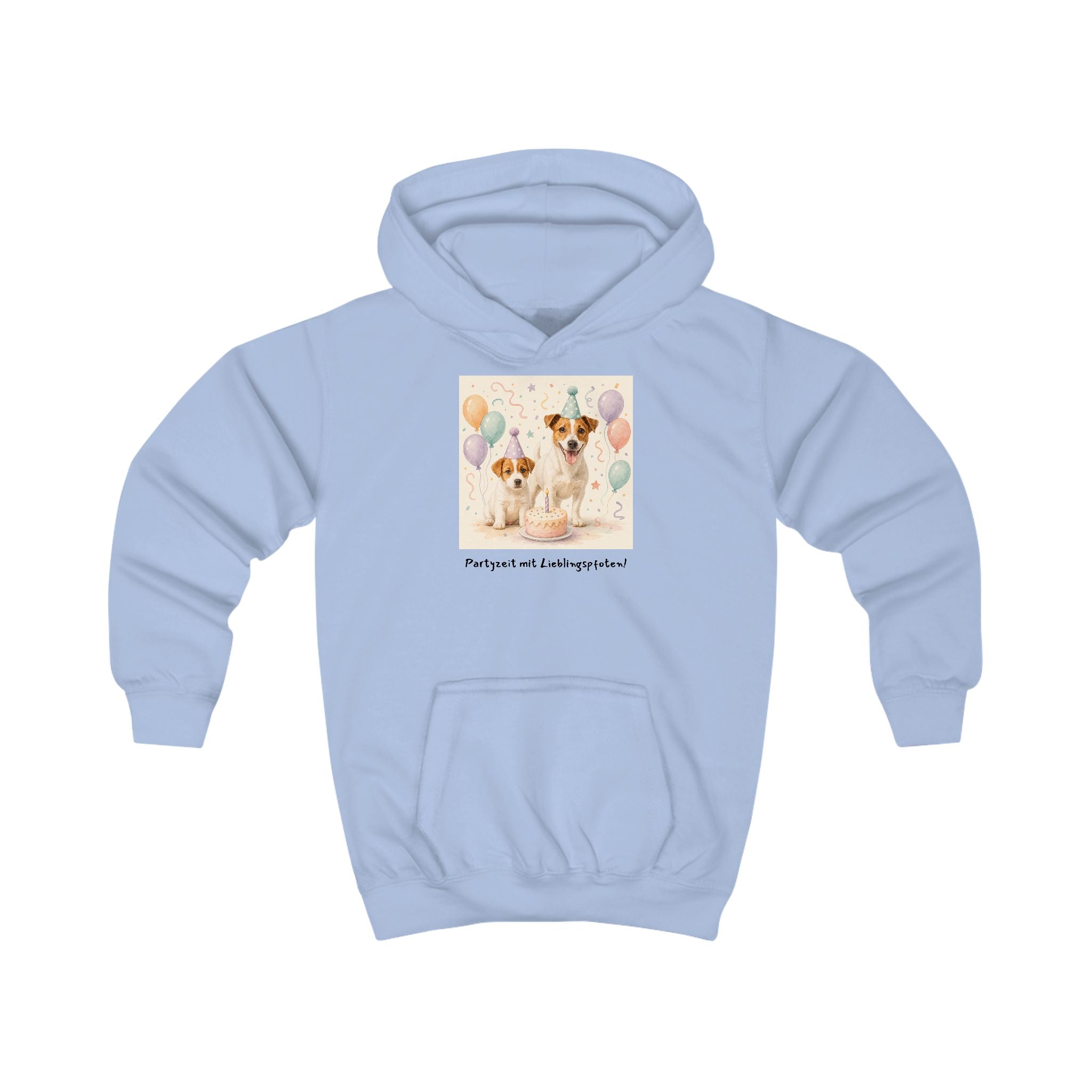 Personalisierter Kinder-Hoodie mit Haustier – Birthday Time