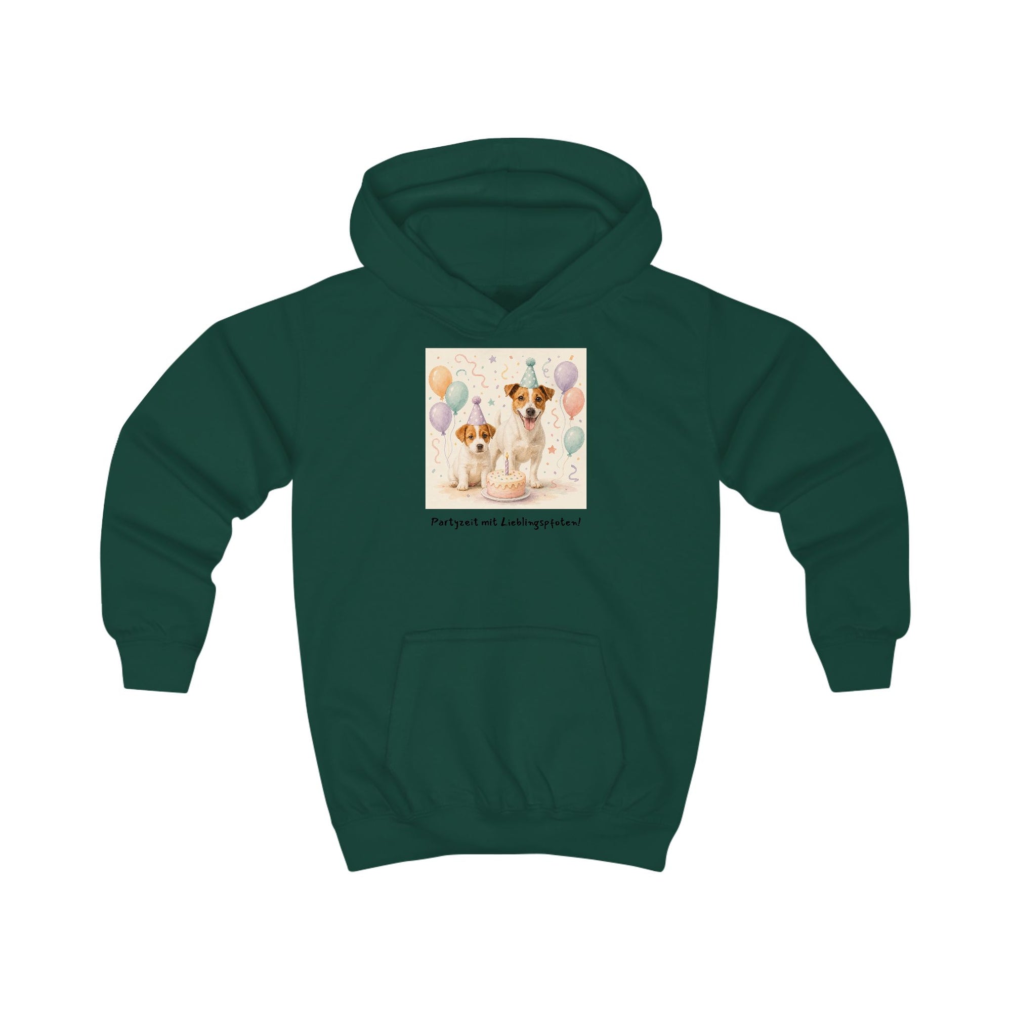 Personalisierter Kinder-Hoodie mit Haustier – Birthday Time