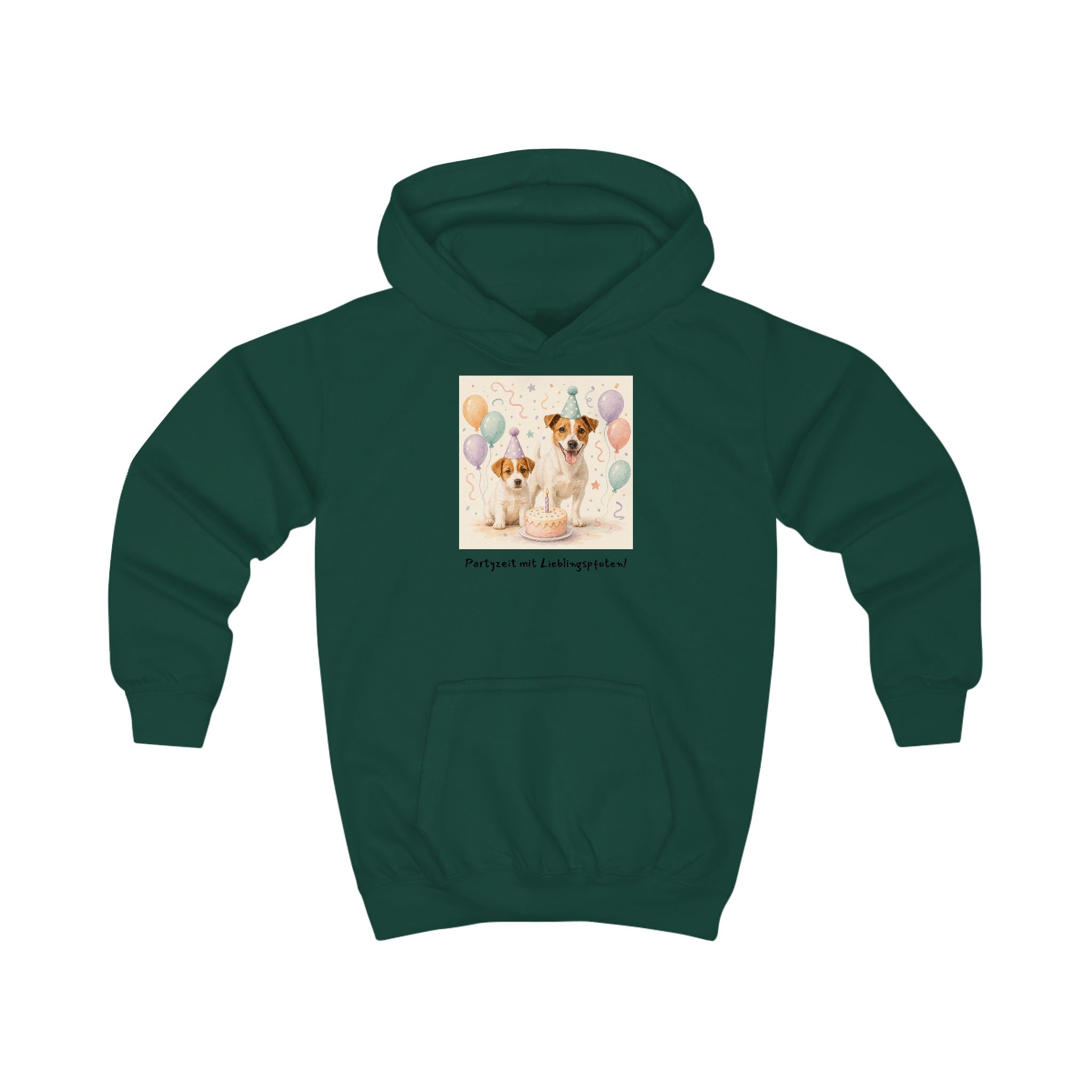 Personalisierter Kinder-Hoodie mit Haustier – Birthday Time