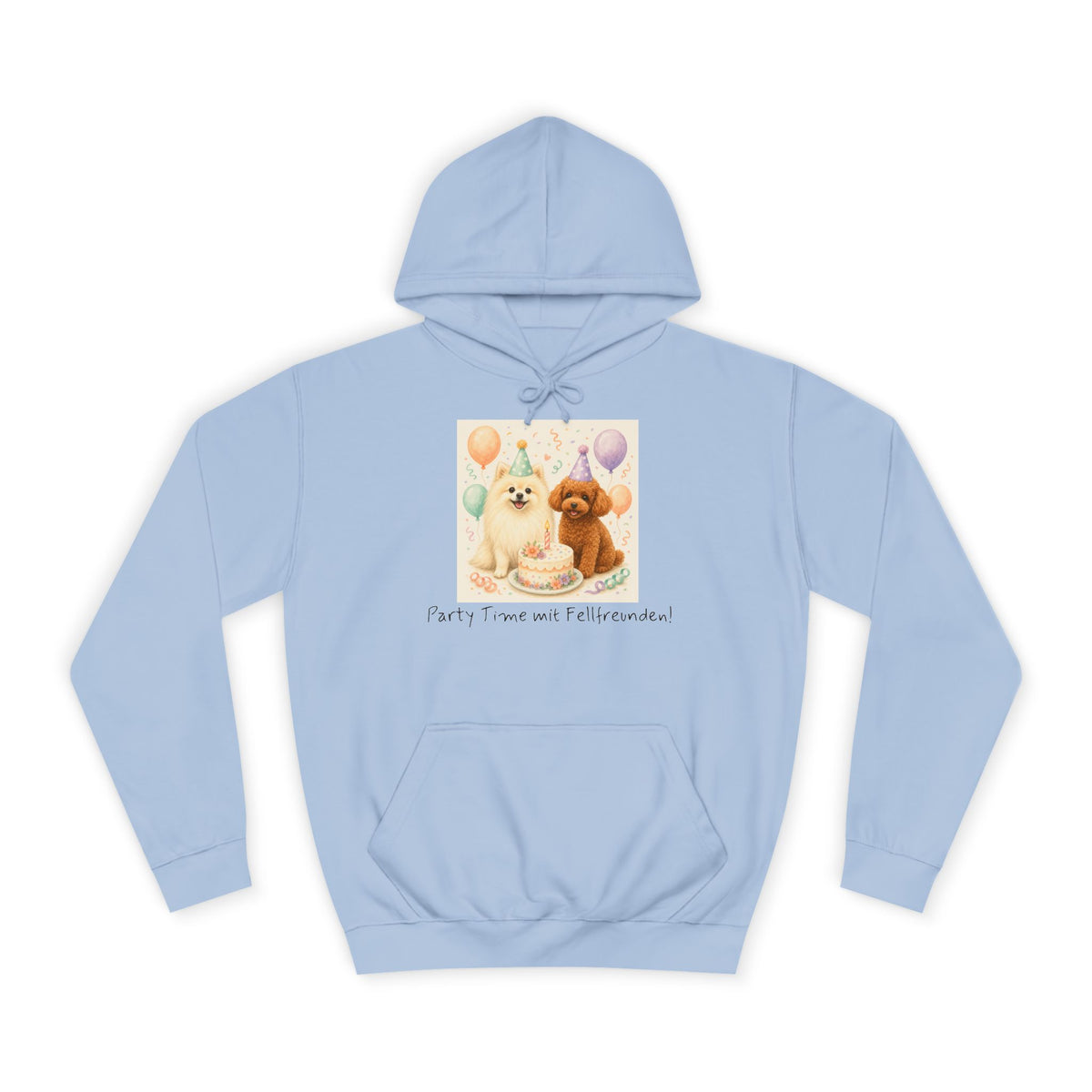 Personalisierter Unisex Hoodie mit Haustier – Birthday Time