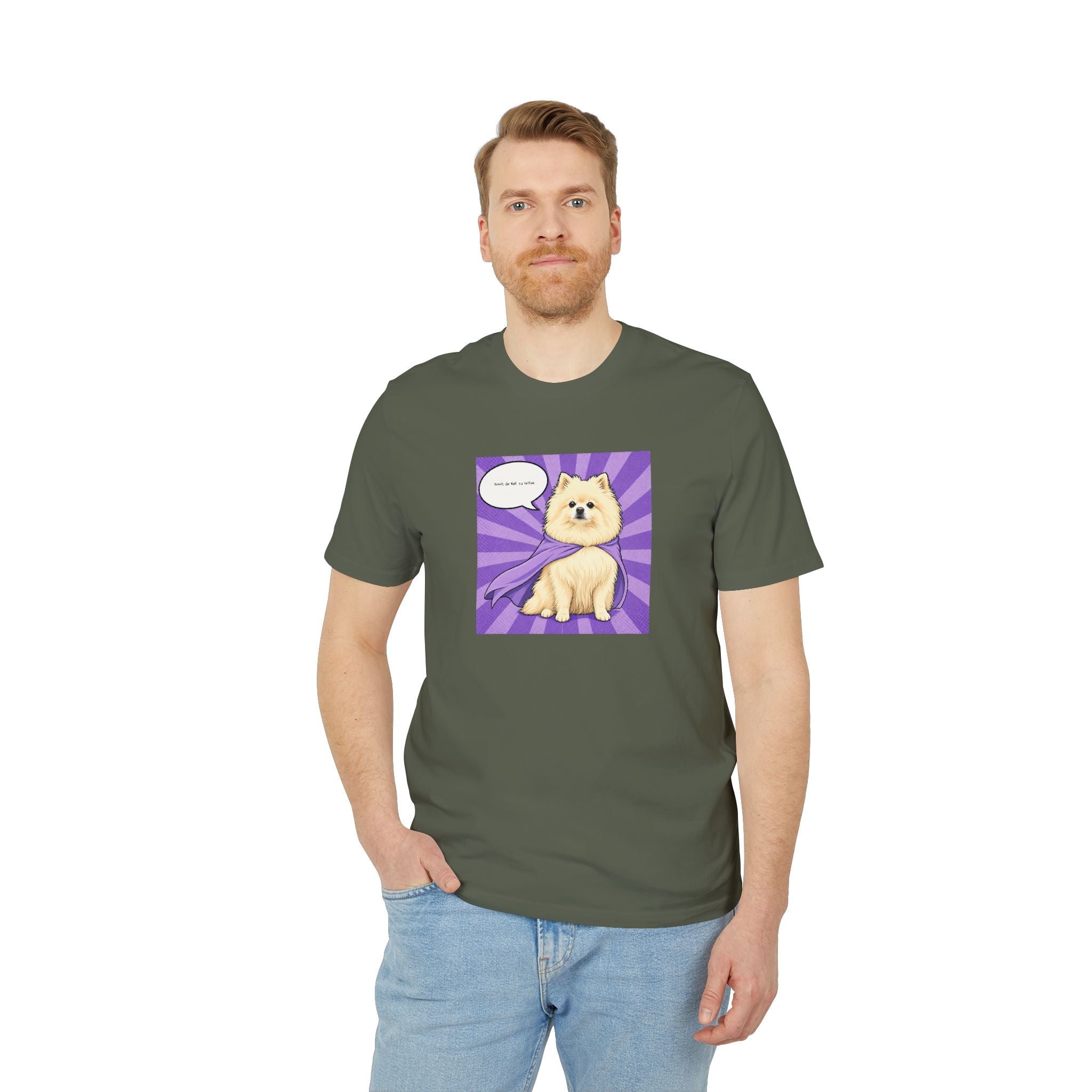 Personalisiertes Unisex T-Shirt mit Haustier – Hero