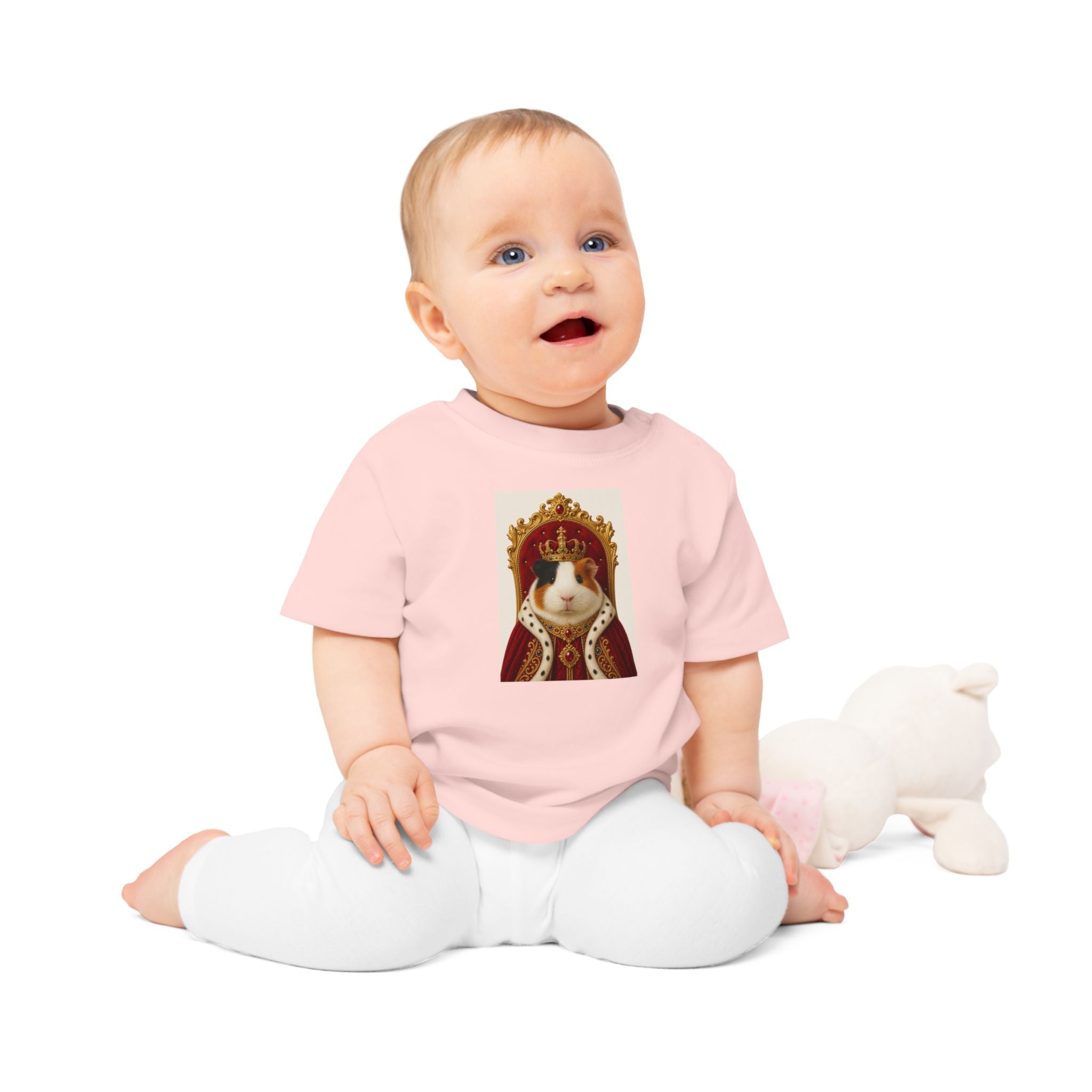 Personalisiertes Baby T-Shirt mit Haustier – Pet Kingdom