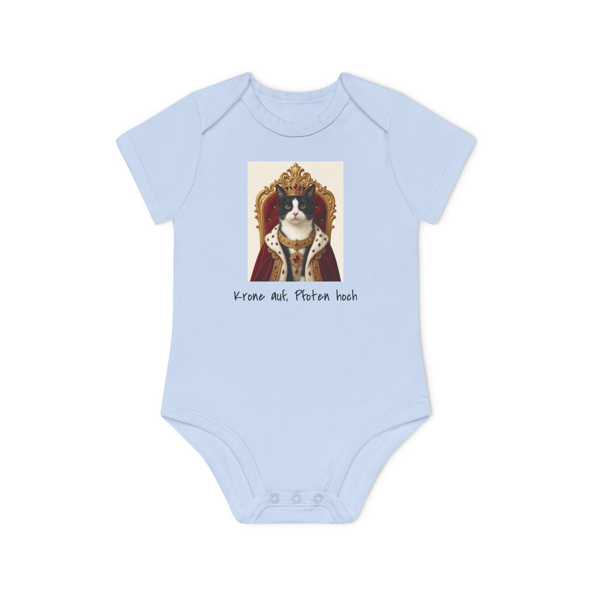 Personalisierter Baby-Body kurzarm Bio Baumwolle – Pet Kingdom