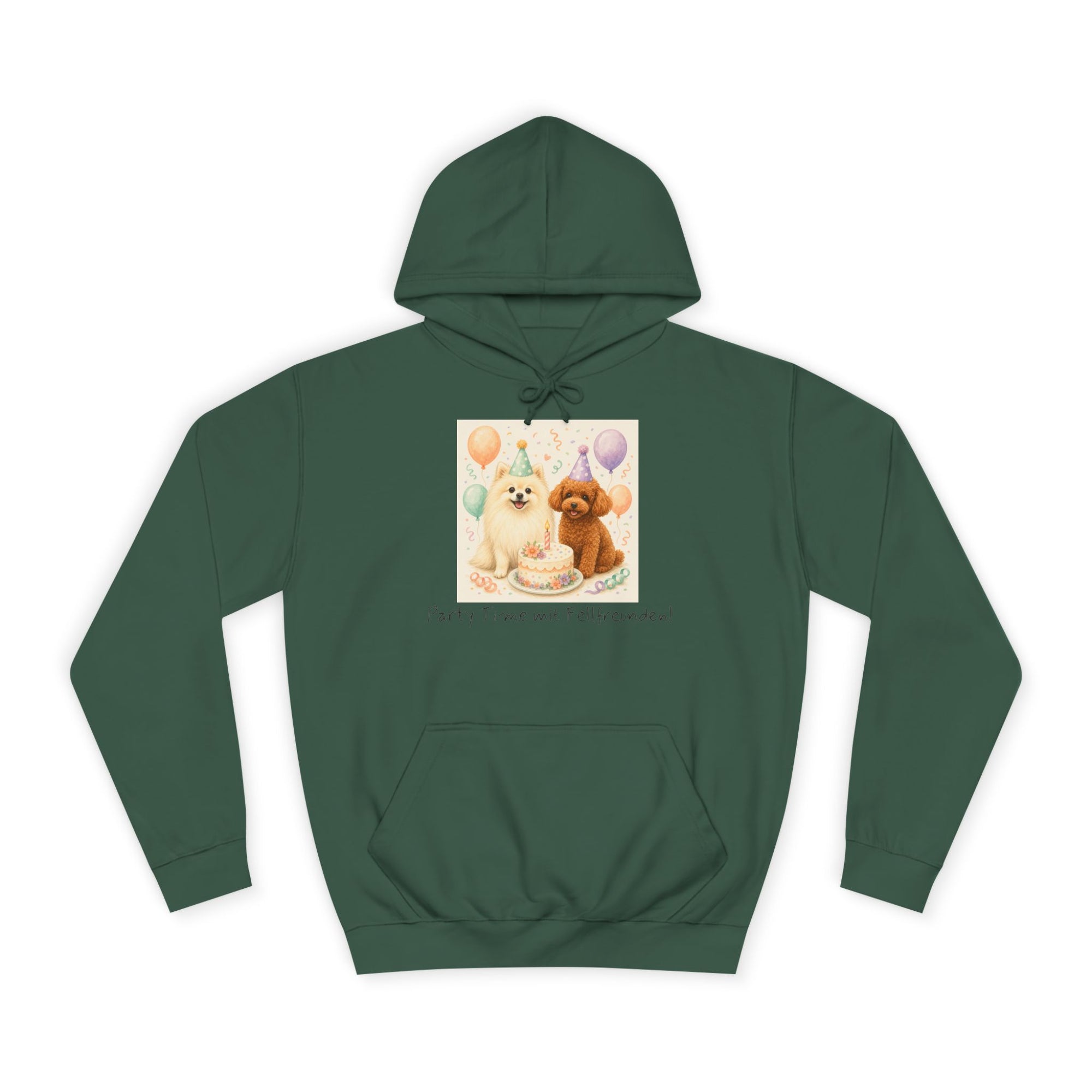 Personalisierter Unisex Hoodie mit Haustier – Birthday Time