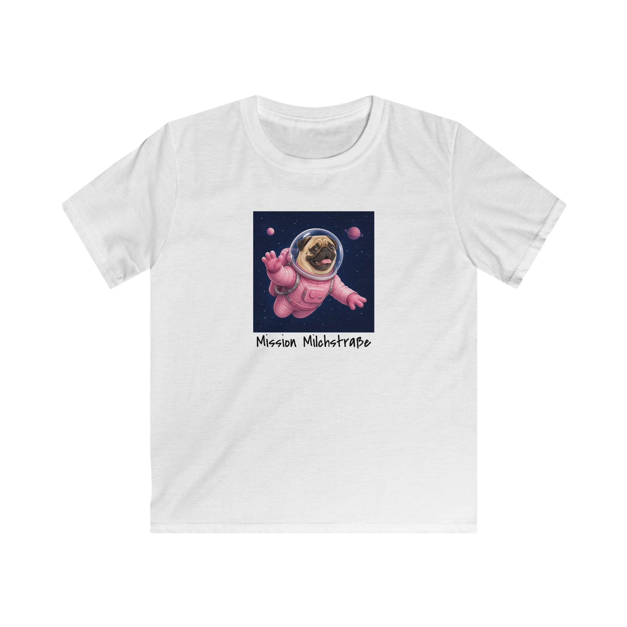 Personalisiertes Kinder T-Shirt mit Haustier – Astronaut