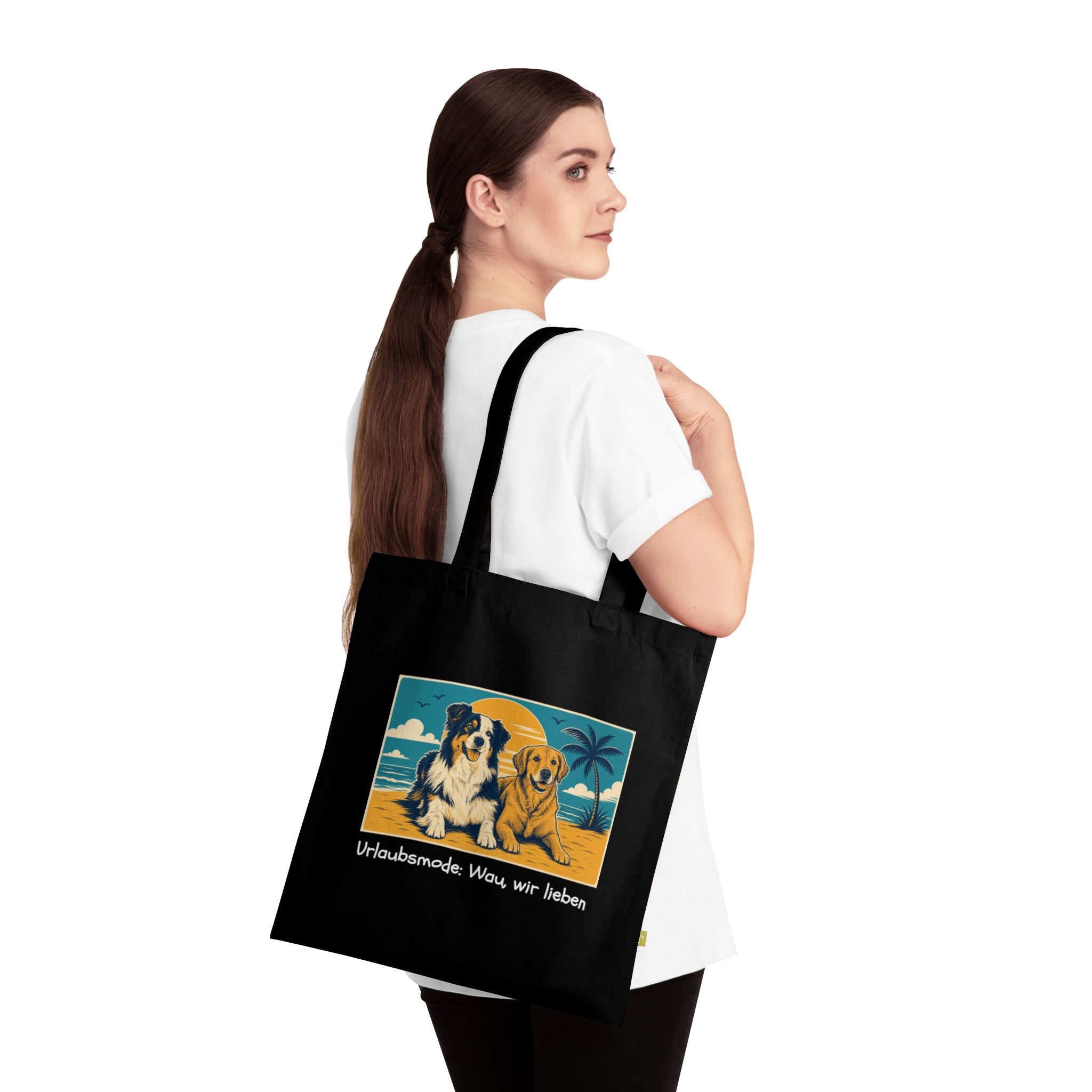 Personalisierte Baumwolltasche mit Haustier – Summer Vibes