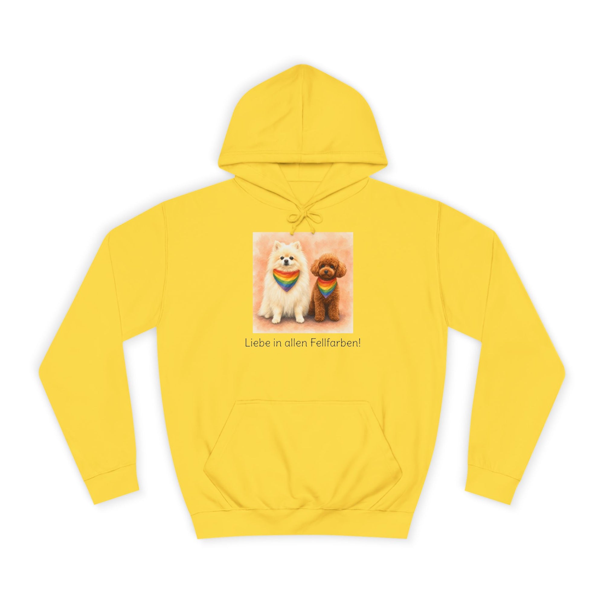 Personalisierter Unisex Hoodie mit Haustier – Regenbogen