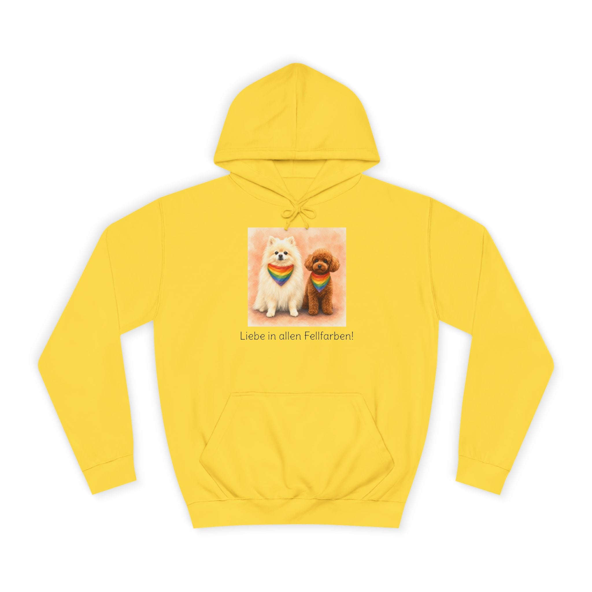 Personalisierter Unisex Hoodie mit Haustier – Regenbogen