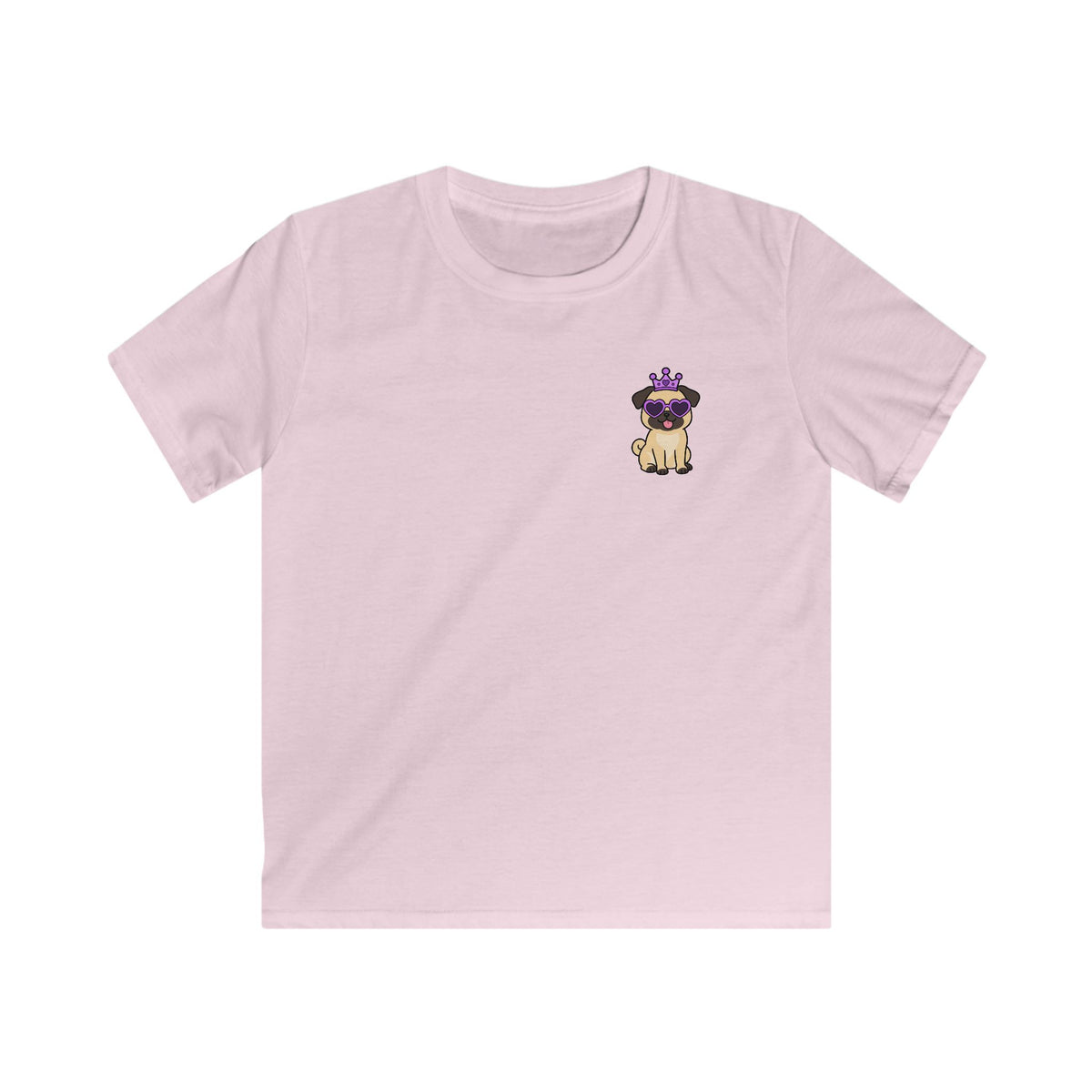 Personalisiertes Kinder T-Shirt mit Haustier – Purple Queen