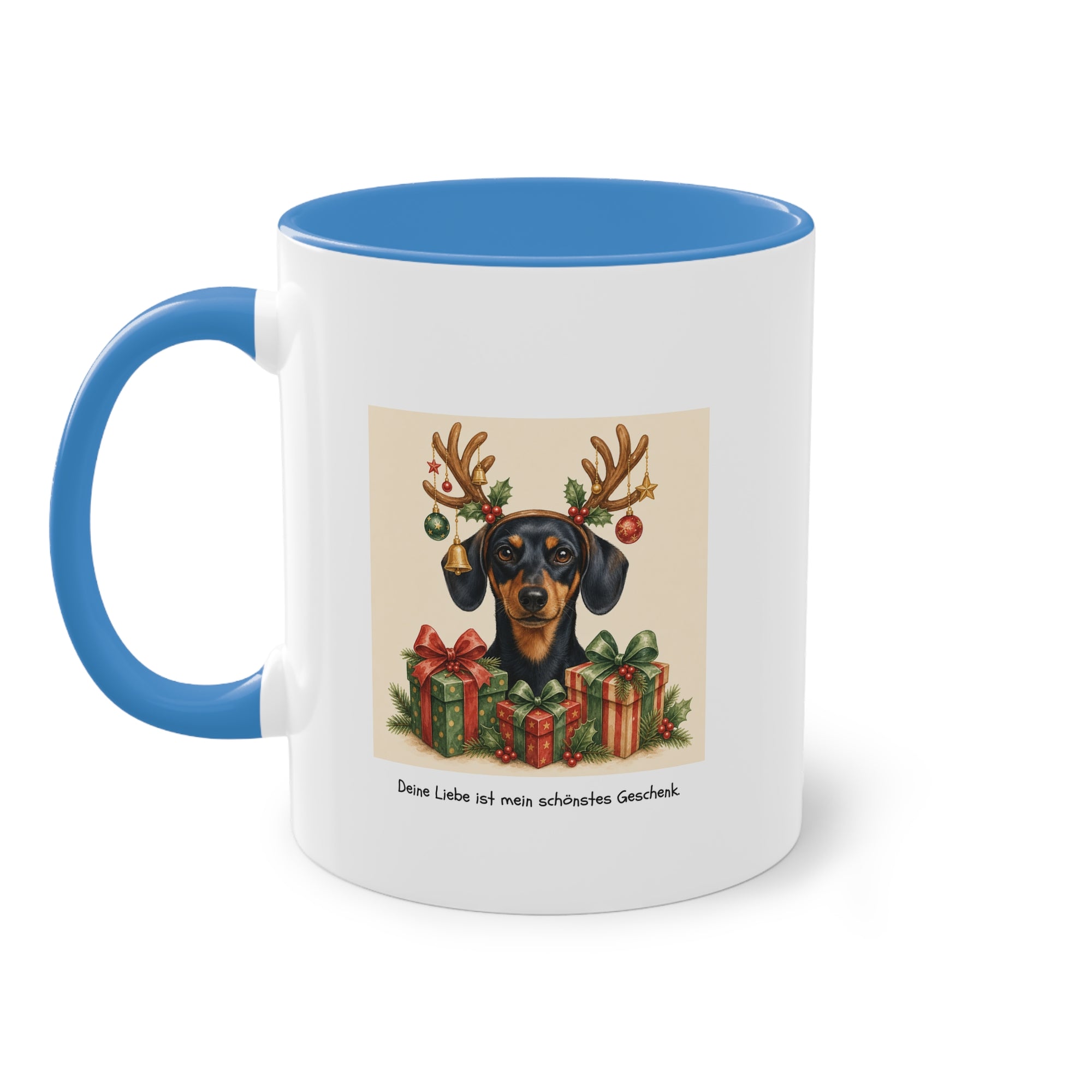 Personalisierte Tasse mit Haustier – Frohe Weihnachten