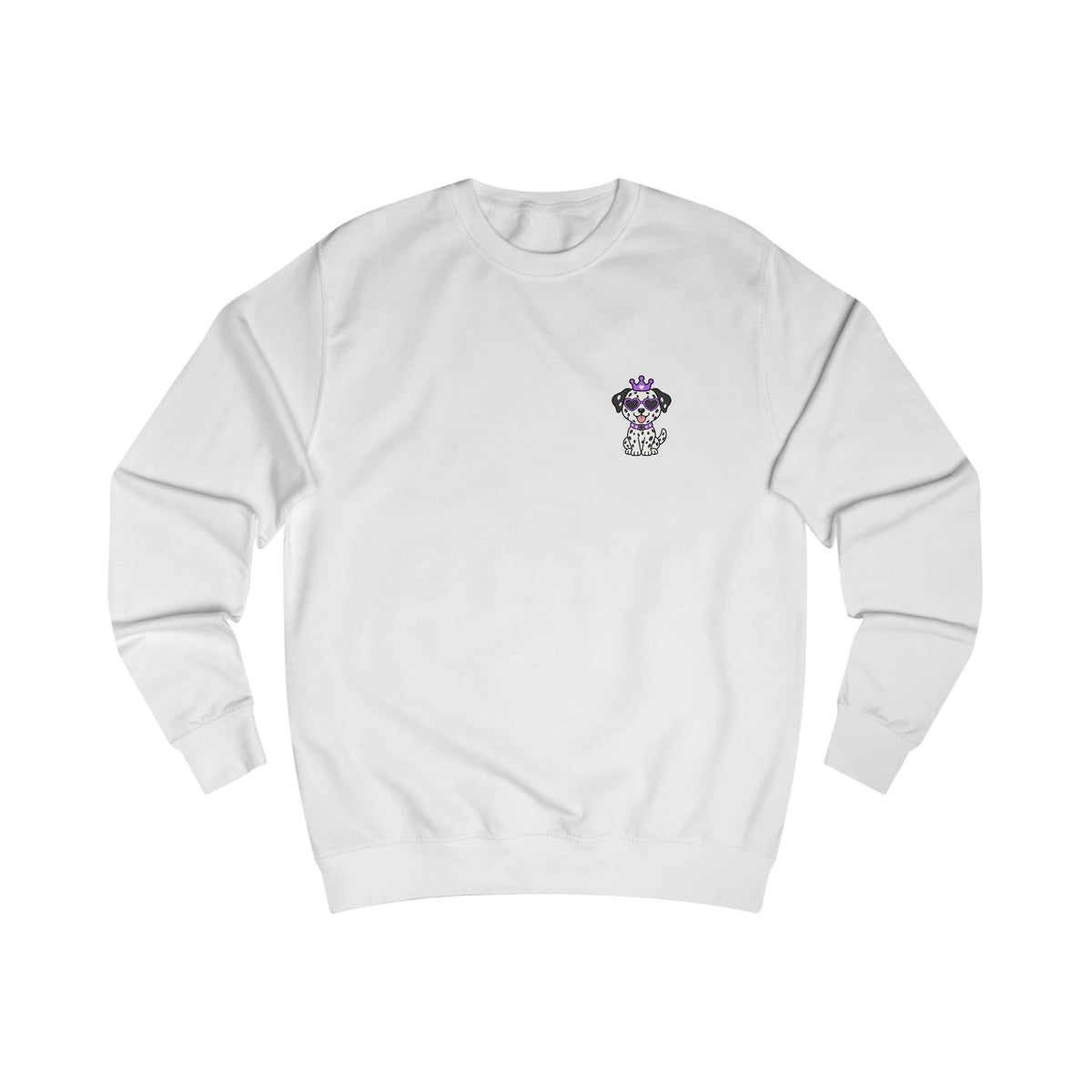 Personalisiertes Sweatshirt mit Haustier – Purple Queen