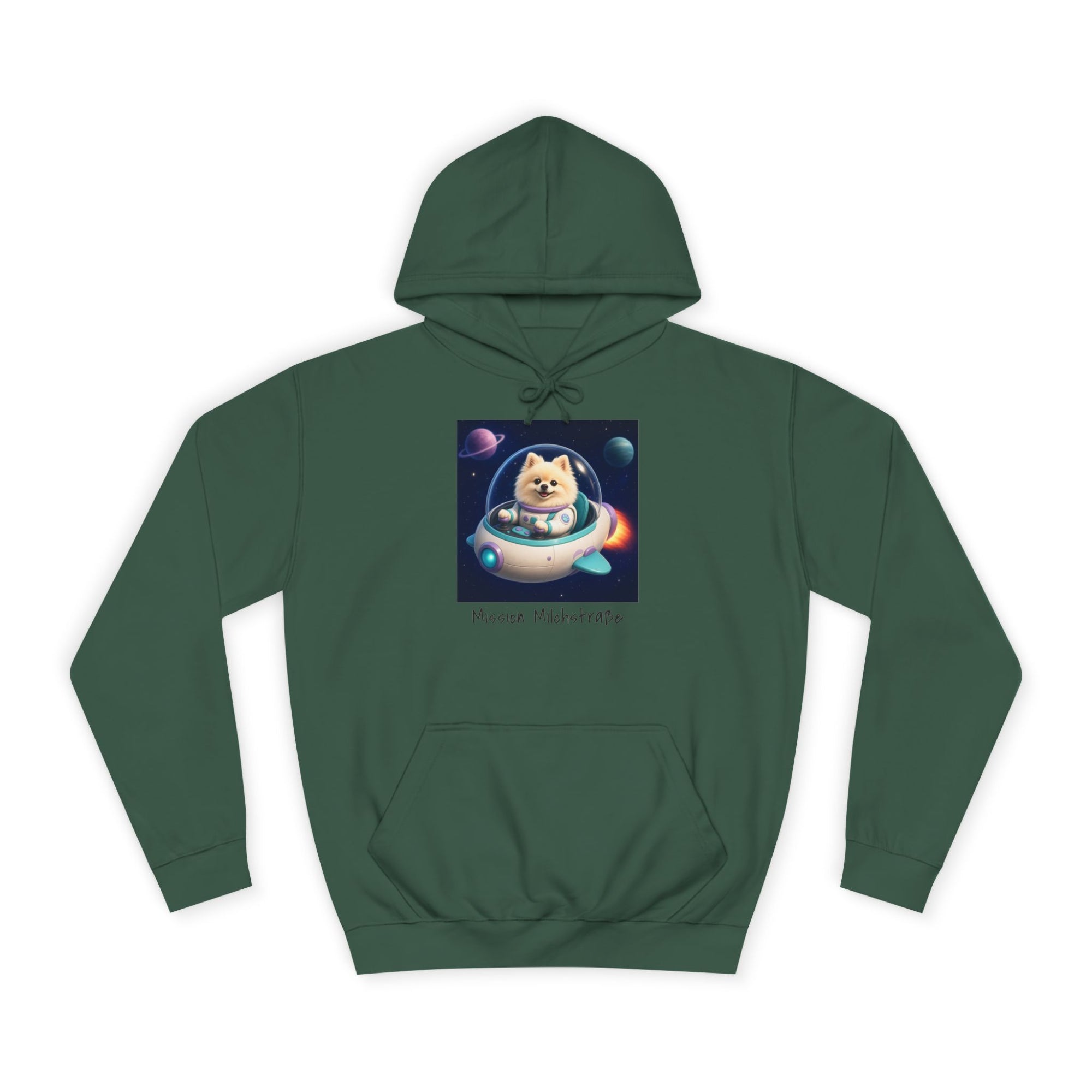 Personalisierter Unisex Hoodie mit Haustier – Spaceship