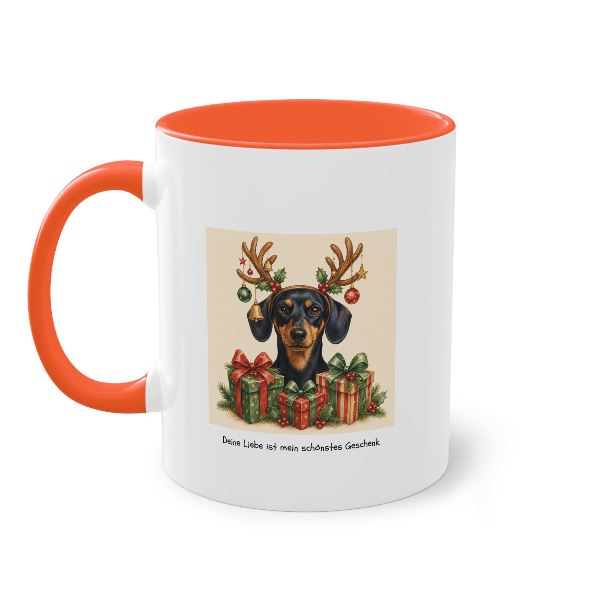 Personalisierte Tasse mit Haustier – Frohe Weihnachten