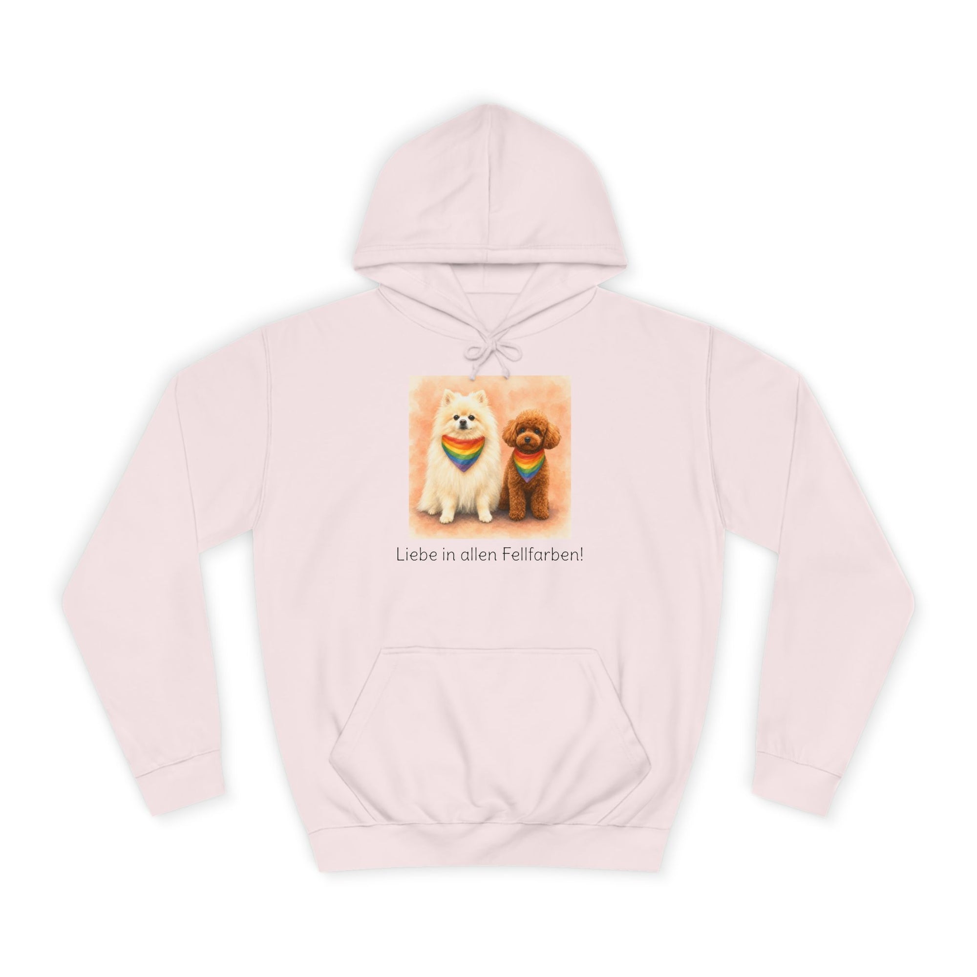 Personalisierter Unisex Hoodie mit Haustier – Regenbogen